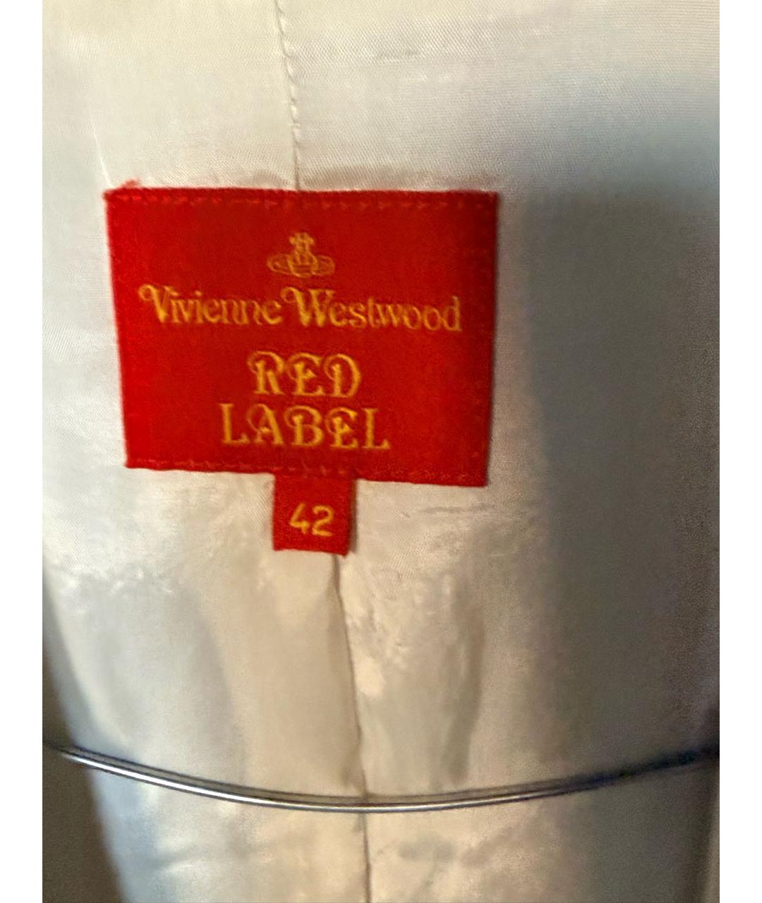 VIVIENNE WESTWOOD Белый вискозный костюм с юбками, фото 6