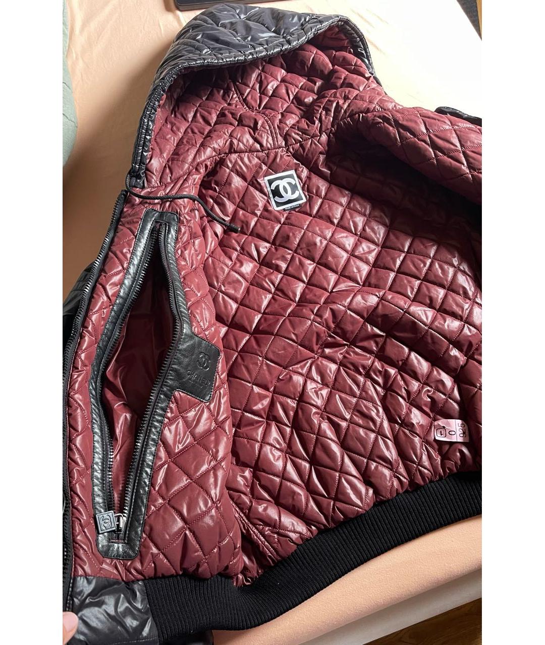 CHANEL Черная вискозная куртка, фото 3