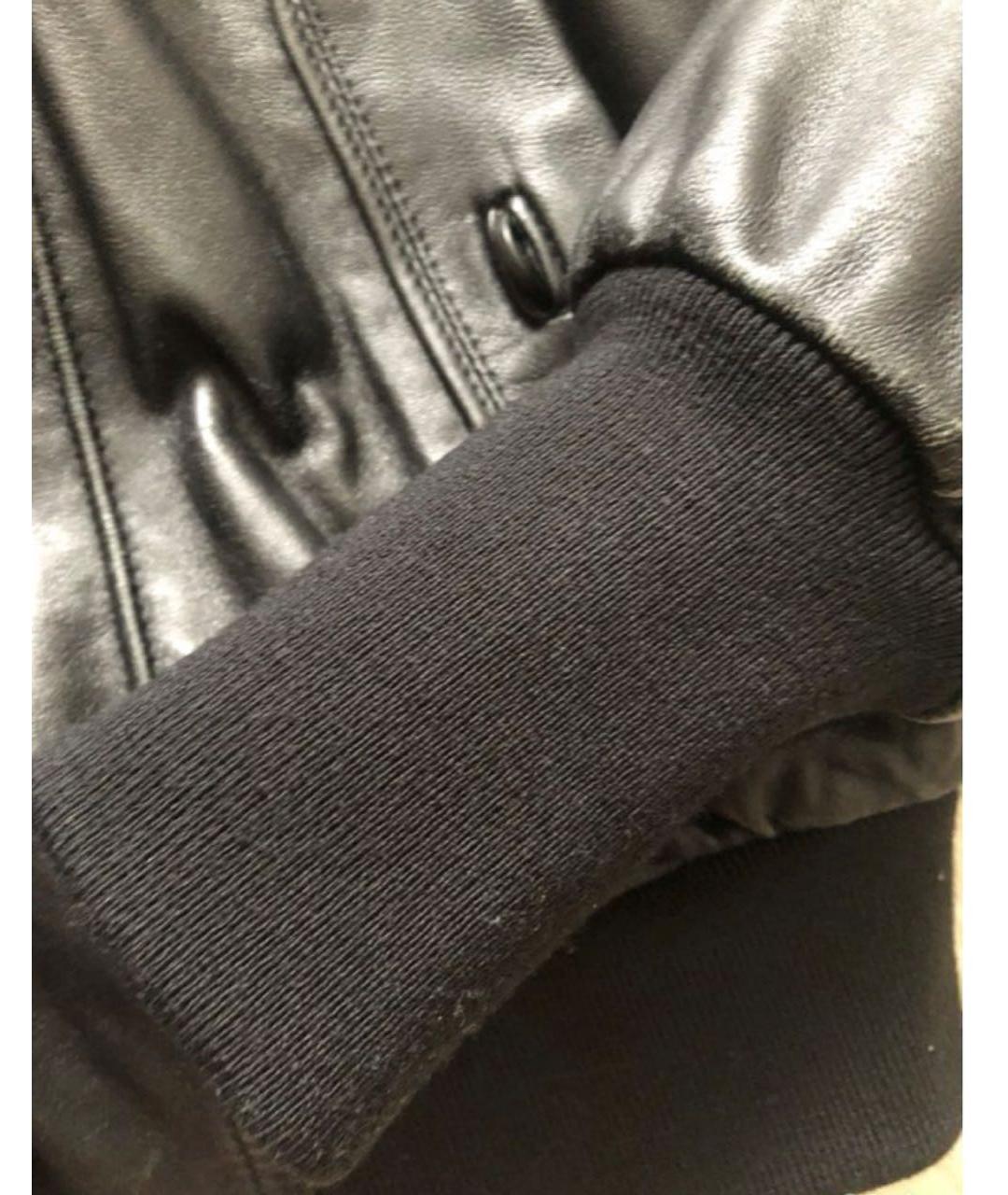BALLY Черная кожаная куртка, фото 8