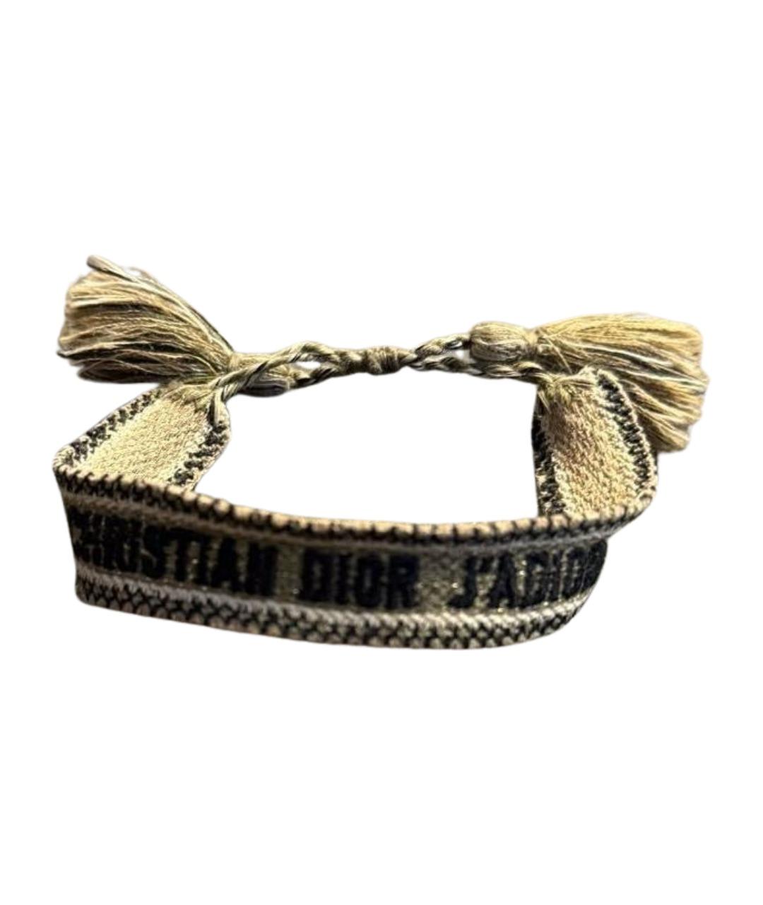 CHRISTIAN DIOR Зеленый браслет, фото 1