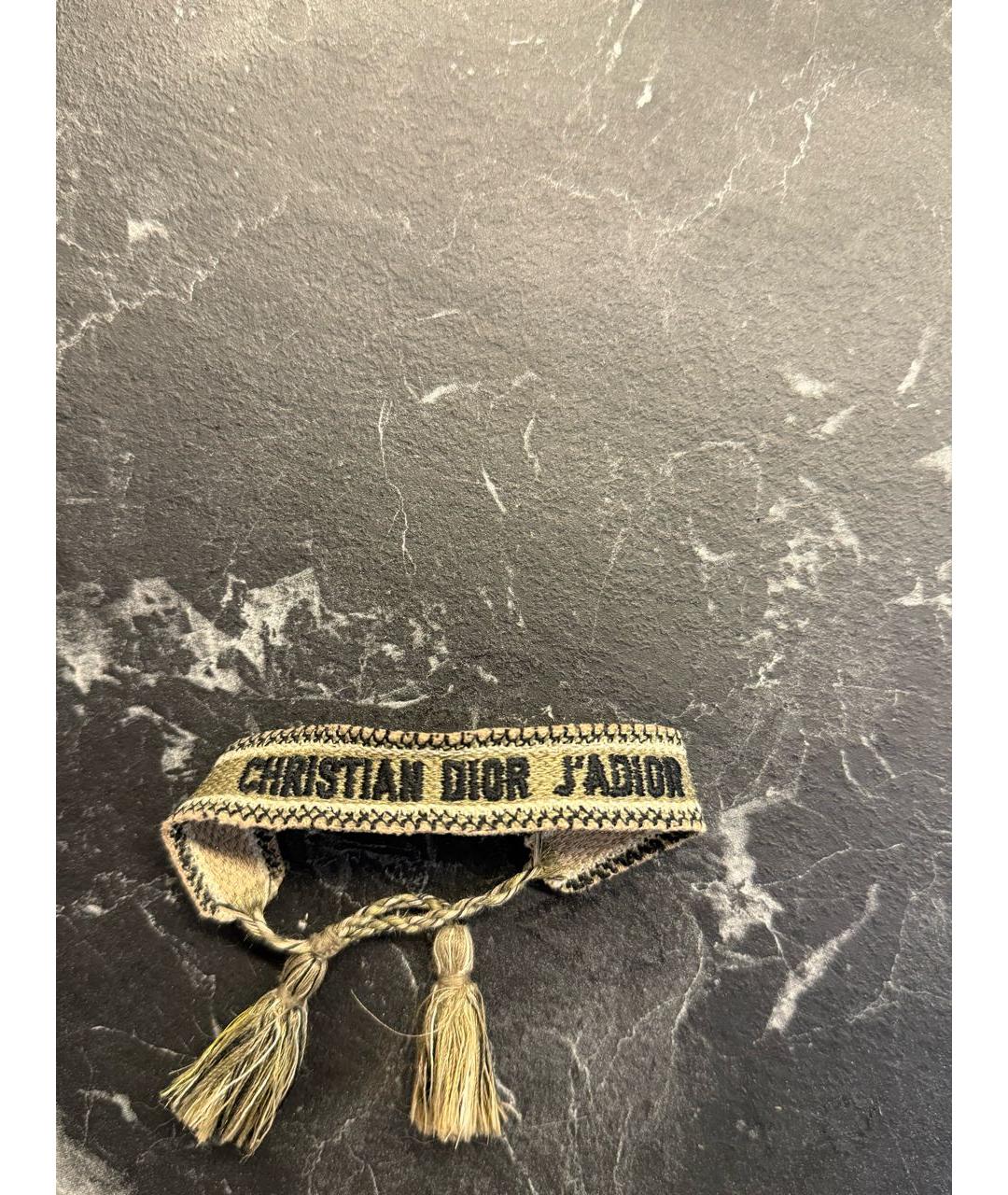 CHRISTIAN DIOR Зеленый браслет, фото 2