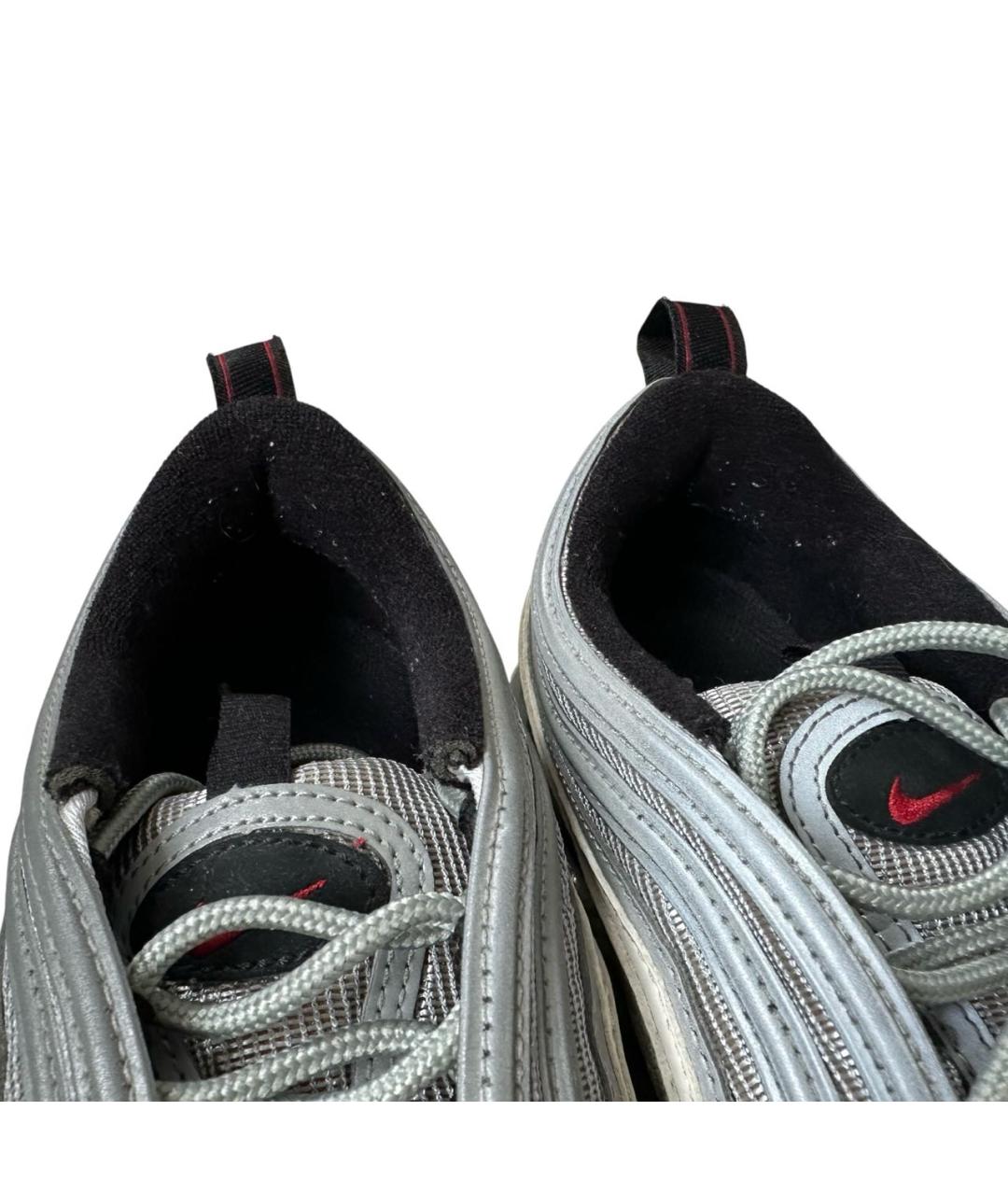 NIKE Серебряные синтетические низкие кроссовки / кеды, фото 7