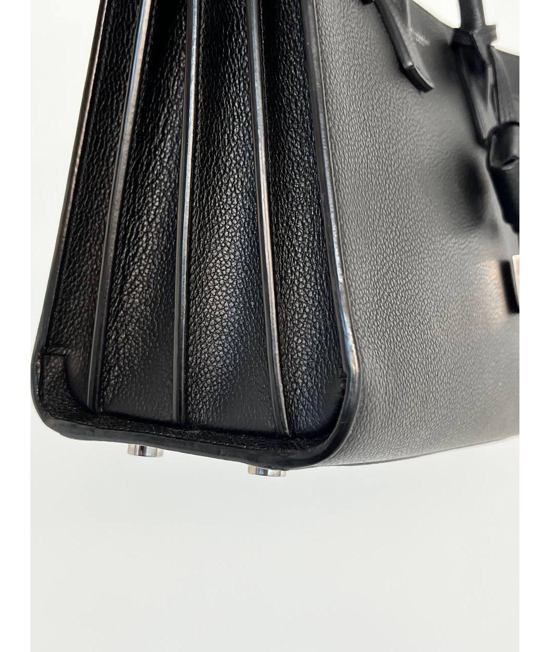 SAINT LAURENT Черная сумка тоут, фото 7