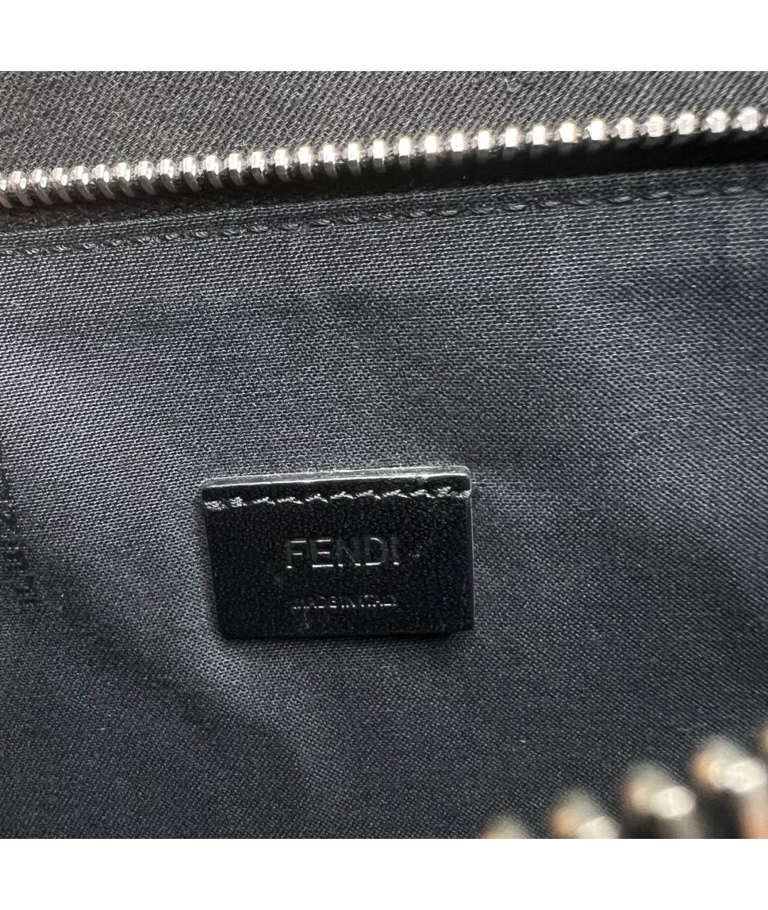 FENDI Черная кожаная папка для документов, фото 6