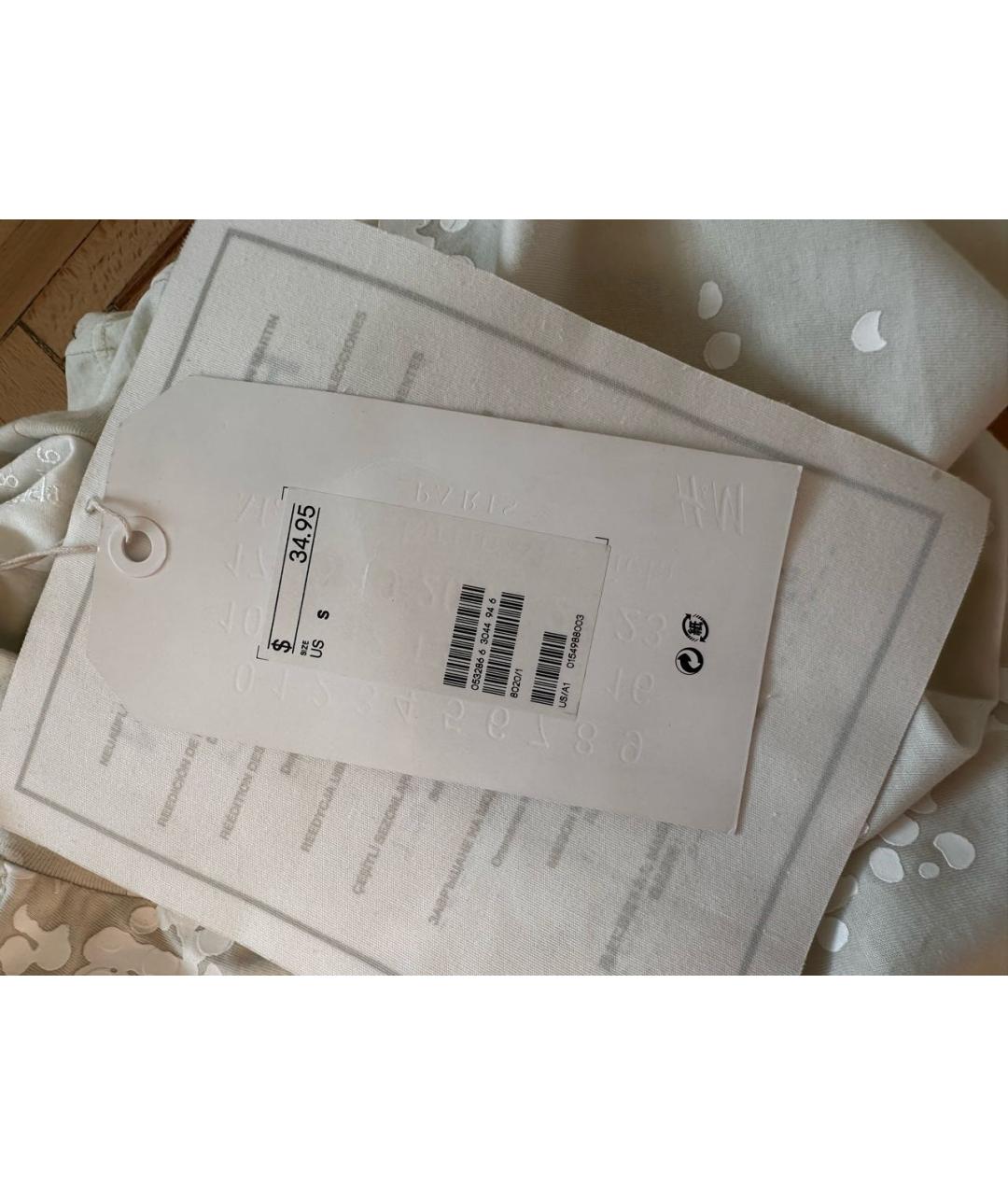 MAISON MARGIELA Белая хлопковая футболка, фото 7