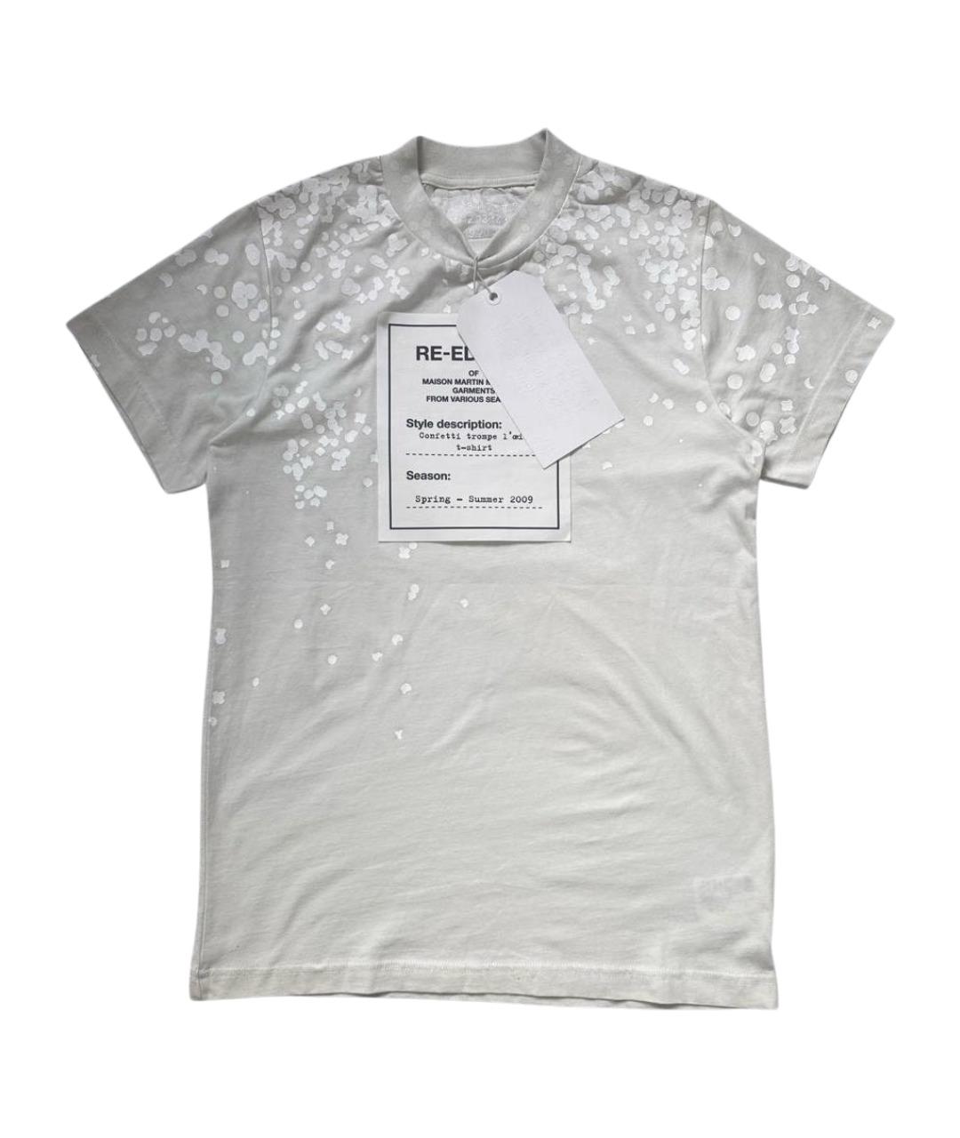 MAISON MARGIELA Белая хлопковая футболка, фото 1