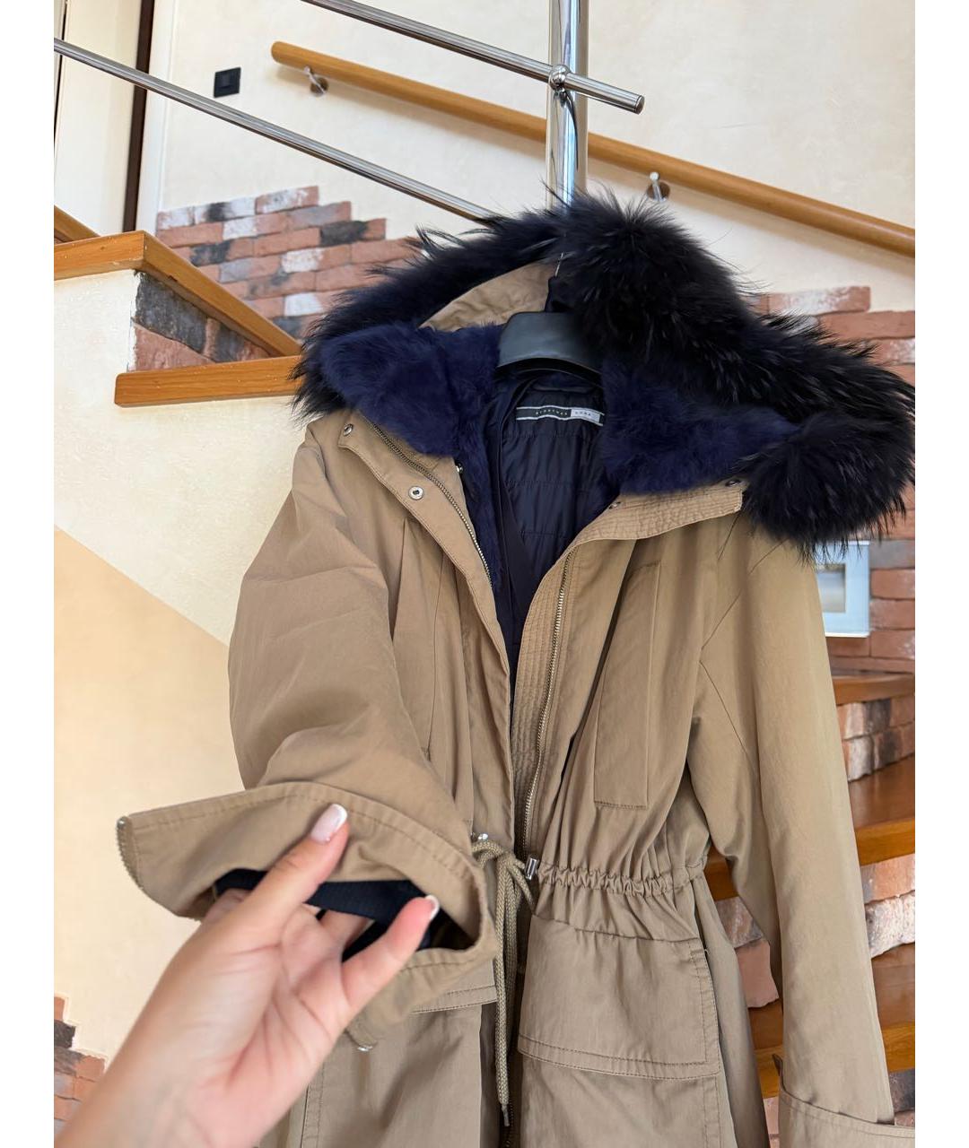 'S MAX MARA Бежевая парка, фото 2