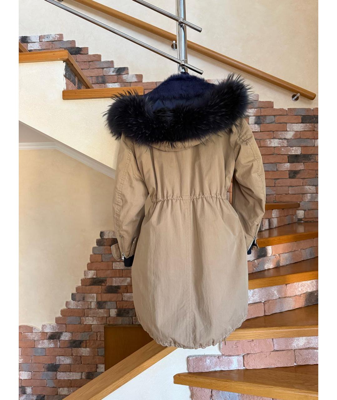 'S MAX MARA Бежевая парка, фото 3
