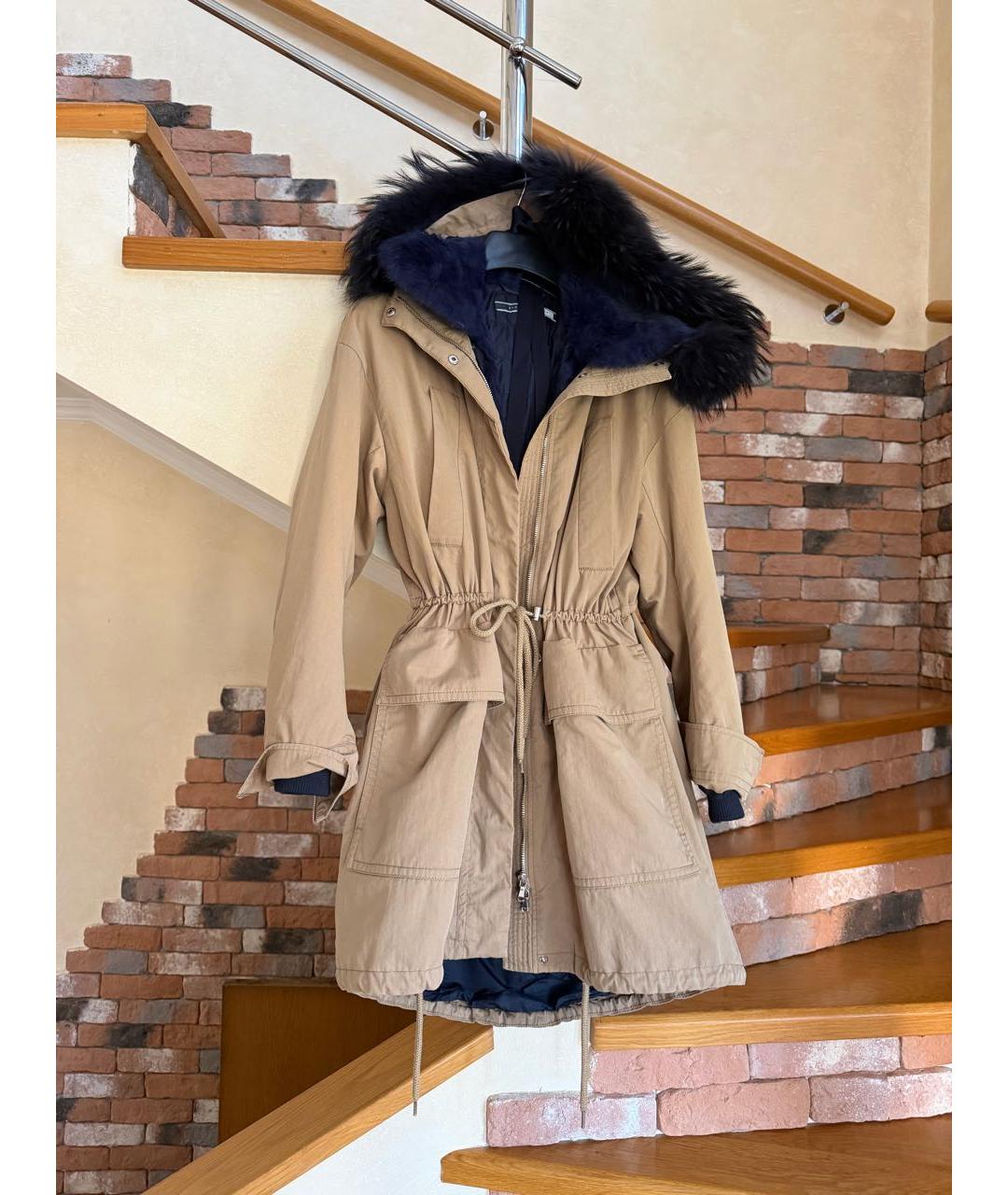 'S MAX MARA Бежевая парка, фото 9