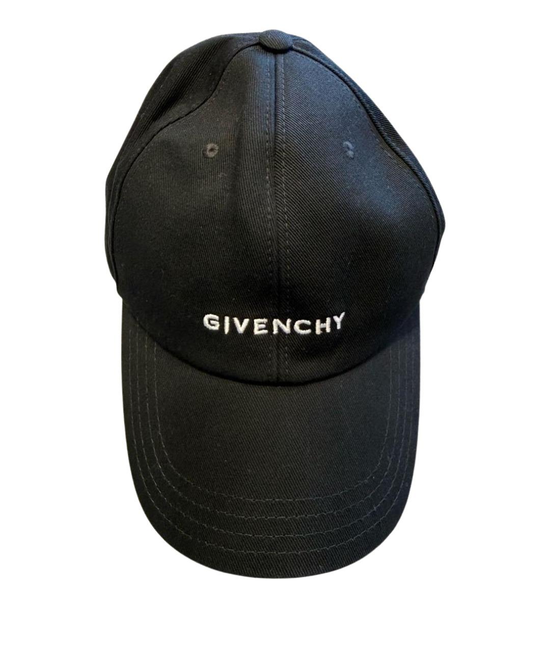 GIVENCHY Черная хлопковая кепка/бейсболка, фото 1