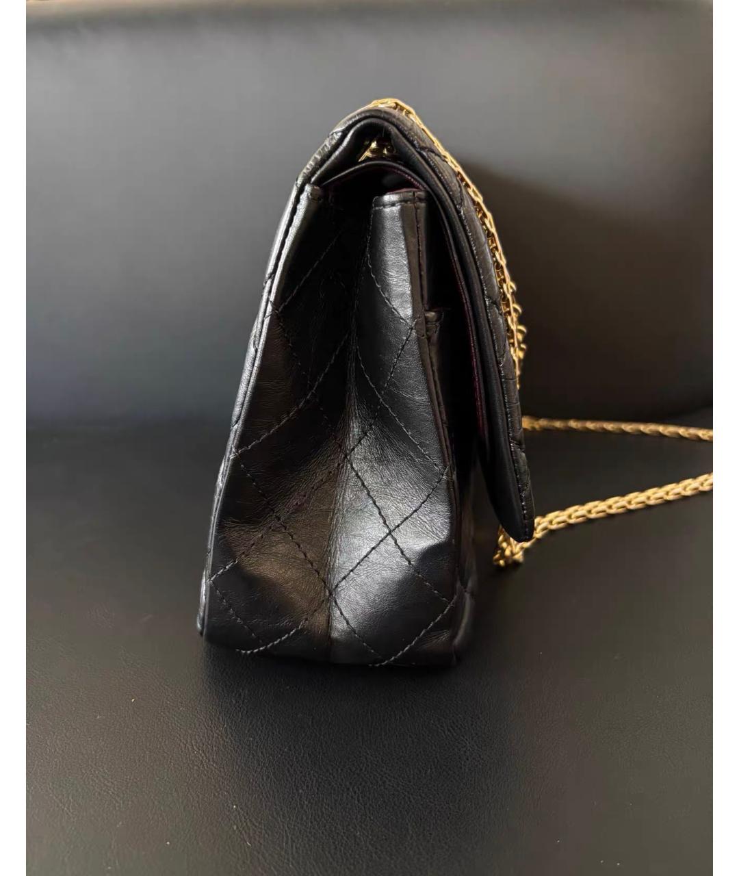 CHANEL Черная кожаная сумка тоут, фото 4