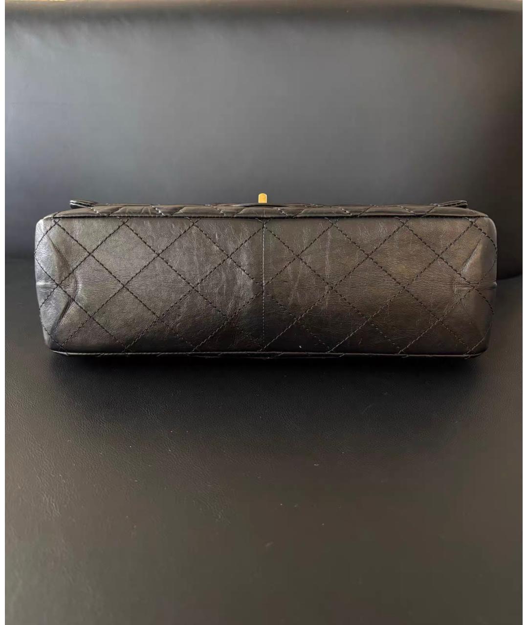 CHANEL Черная кожаная сумка тоут, фото 5