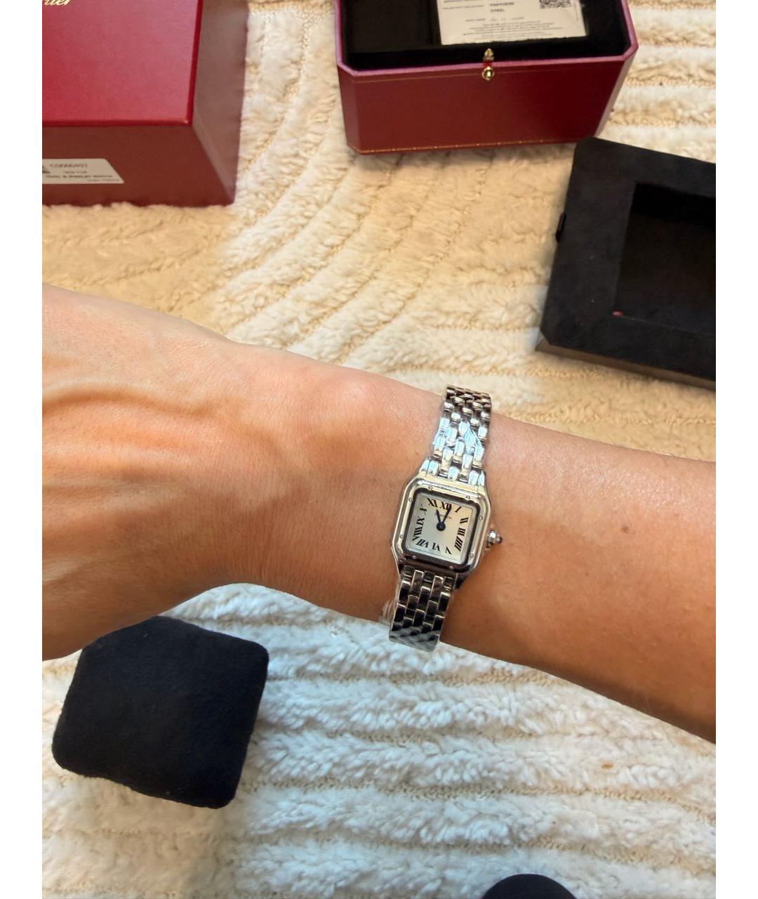 CARTIER Серебряные часы, фото 8