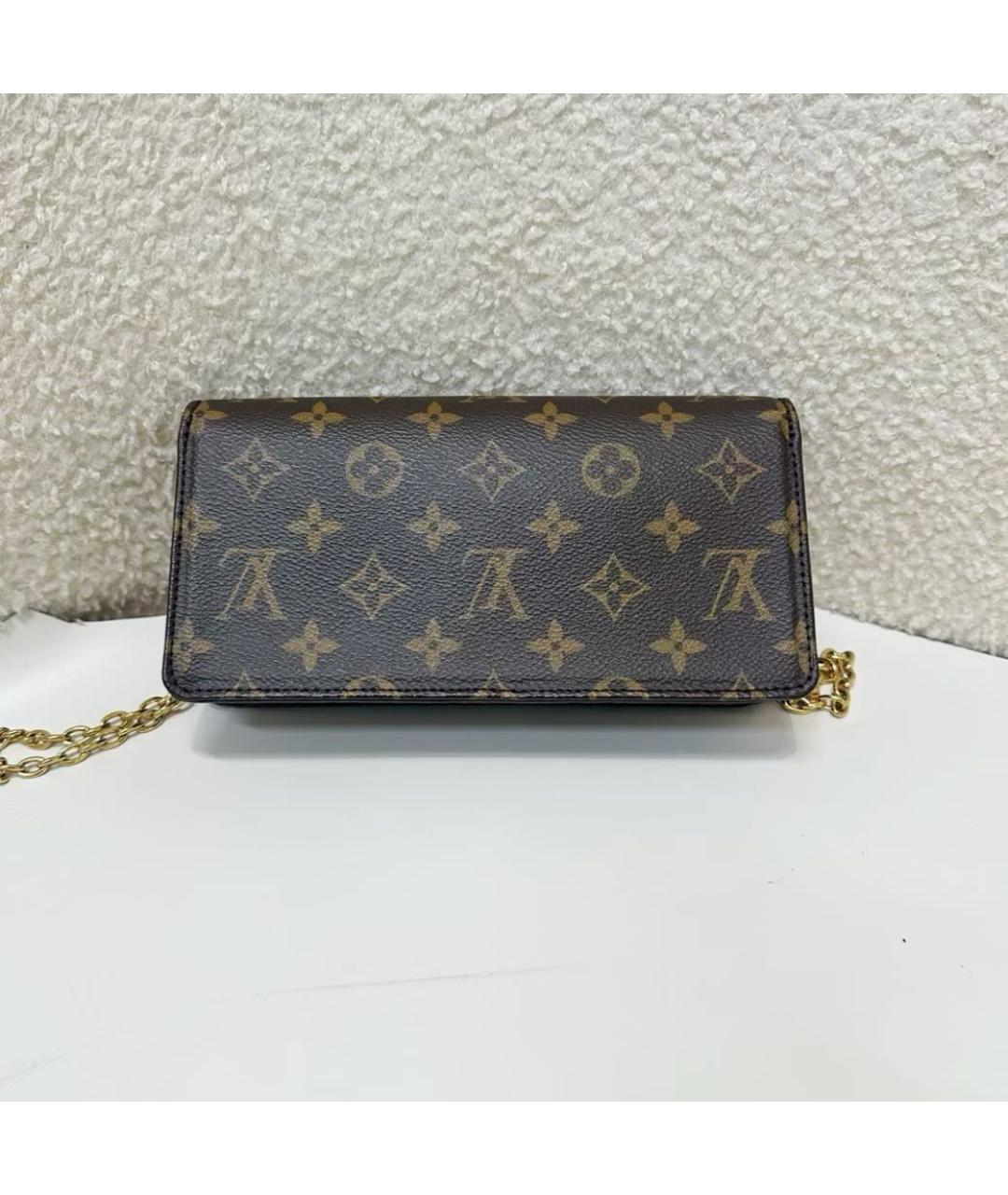 LOUIS VUITTON Коричневый кошелек, фото 2