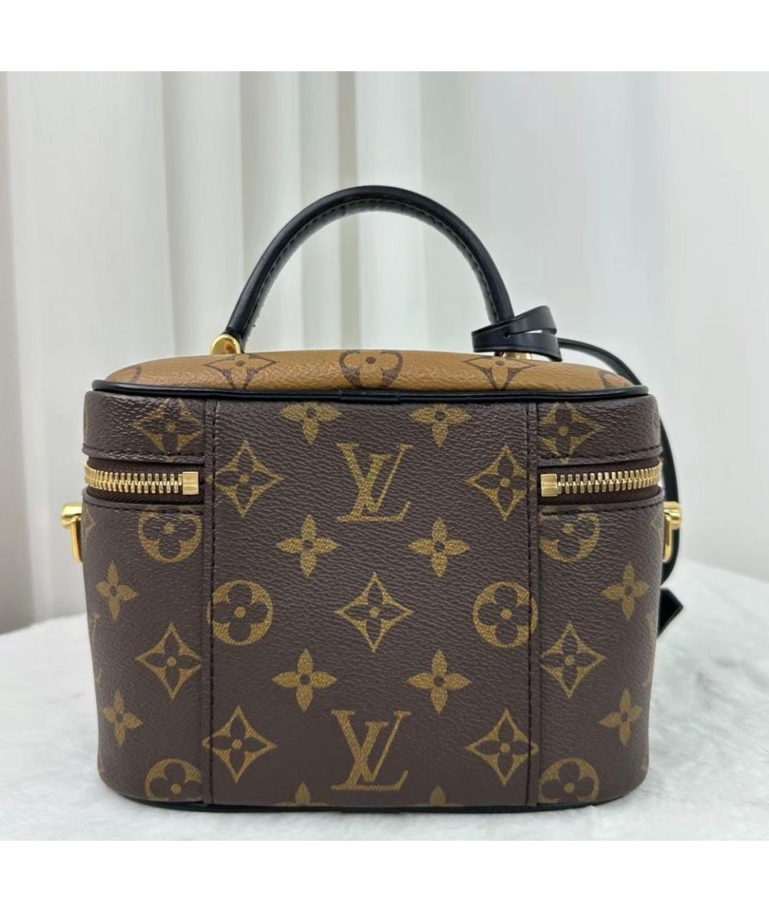 LOUIS VUITTON Коричневая канва сумка через плечо, фото 3