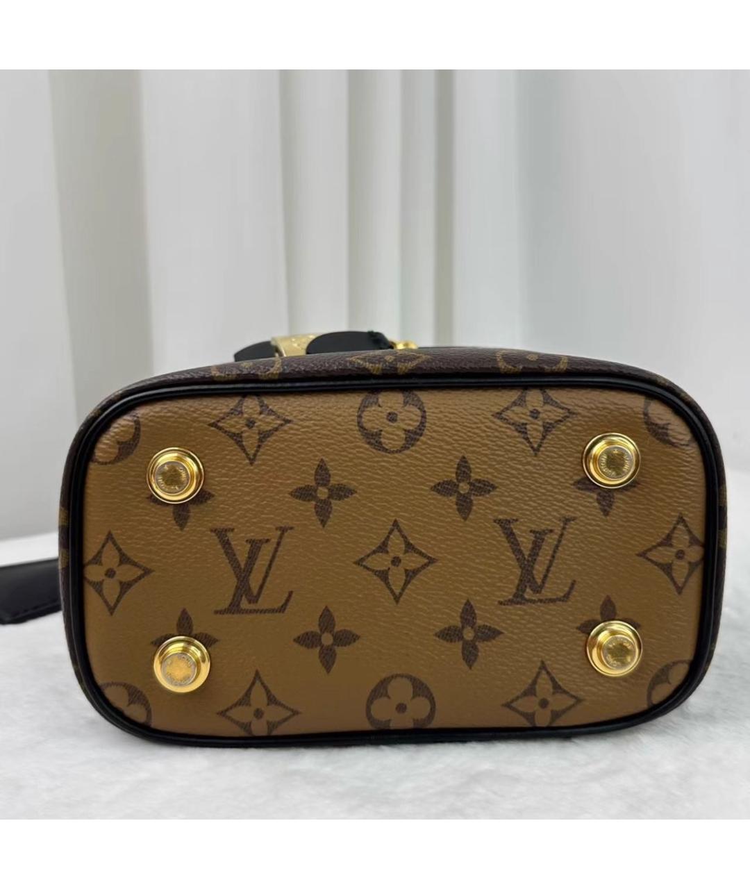LOUIS VUITTON Коричневая канва сумка через плечо, фото 6