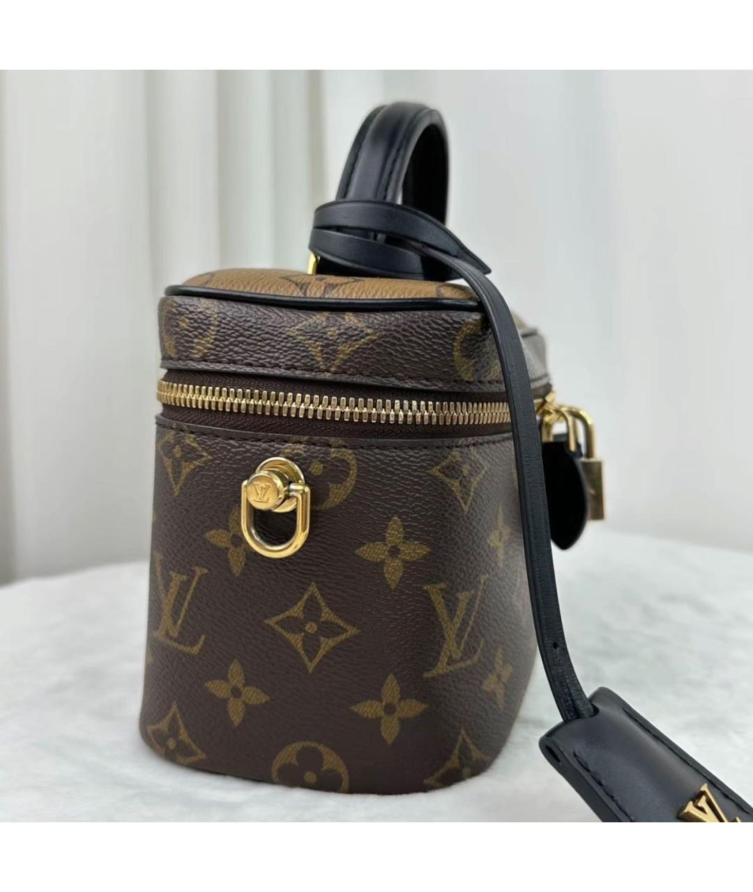 LOUIS VUITTON Коричневая канва сумка через плечо, фото 2
