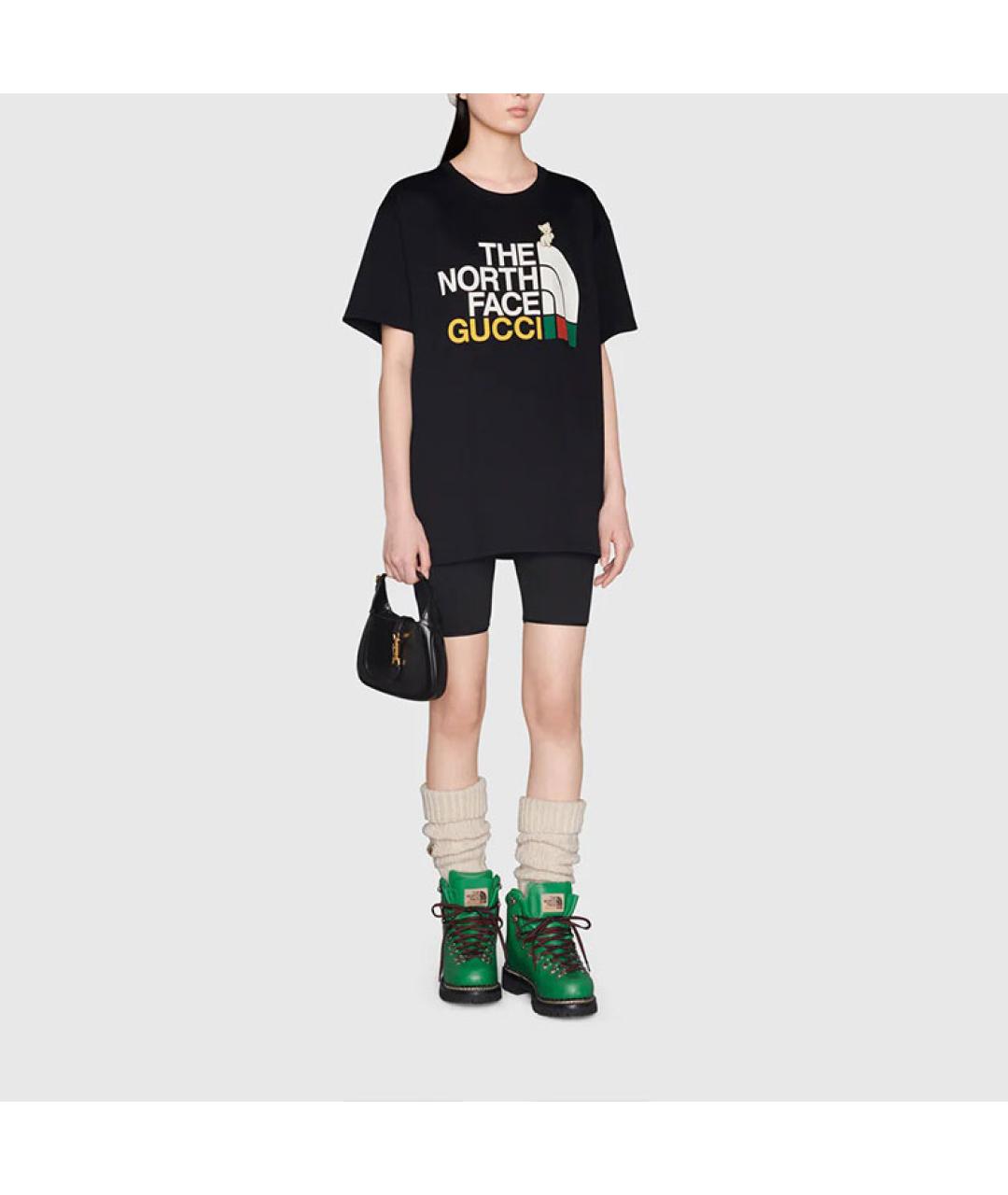 GUCCI Черная футболка, фото 3