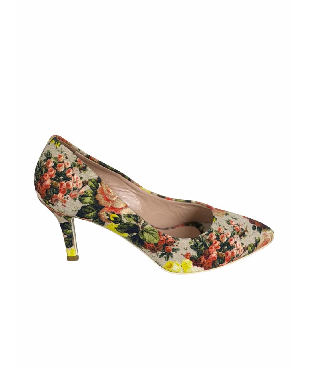 MSGM Мульти кожаные туфли, фото 1