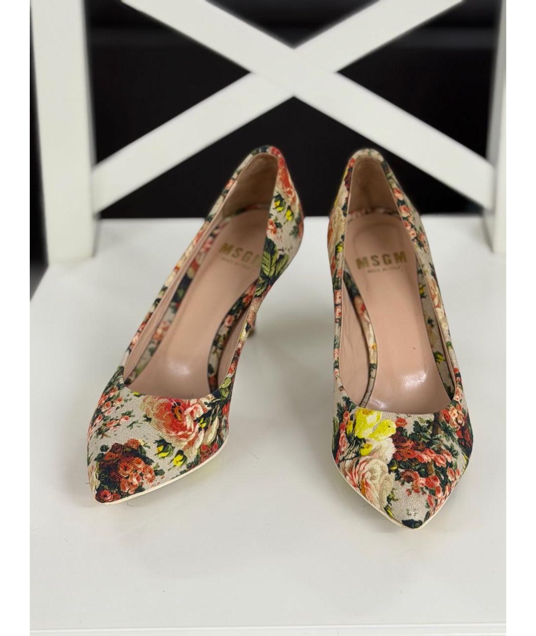 MSGM Мульти кожаные туфли, фото 2
