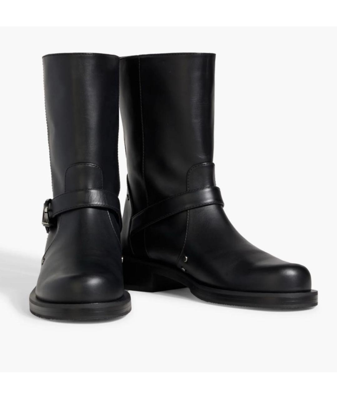 STUART WEITZMAN Черные кожаные полусапоги, фото 2