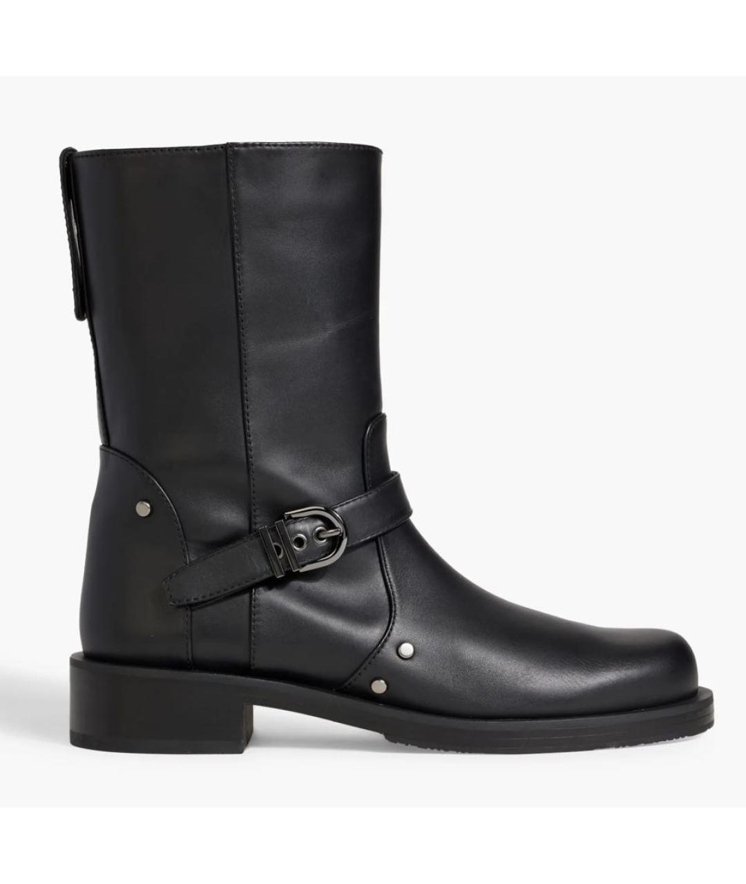 STUART WEITZMAN Черные кожаные полусапоги, фото 6