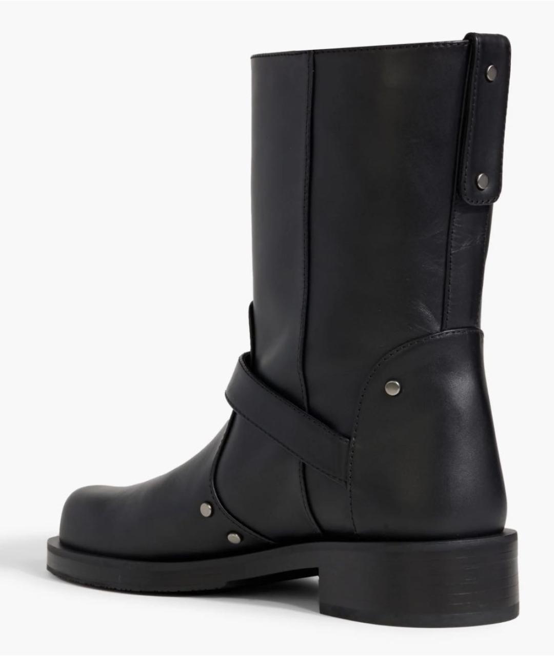 STUART WEITZMAN Черные кожаные полусапоги, фото 4