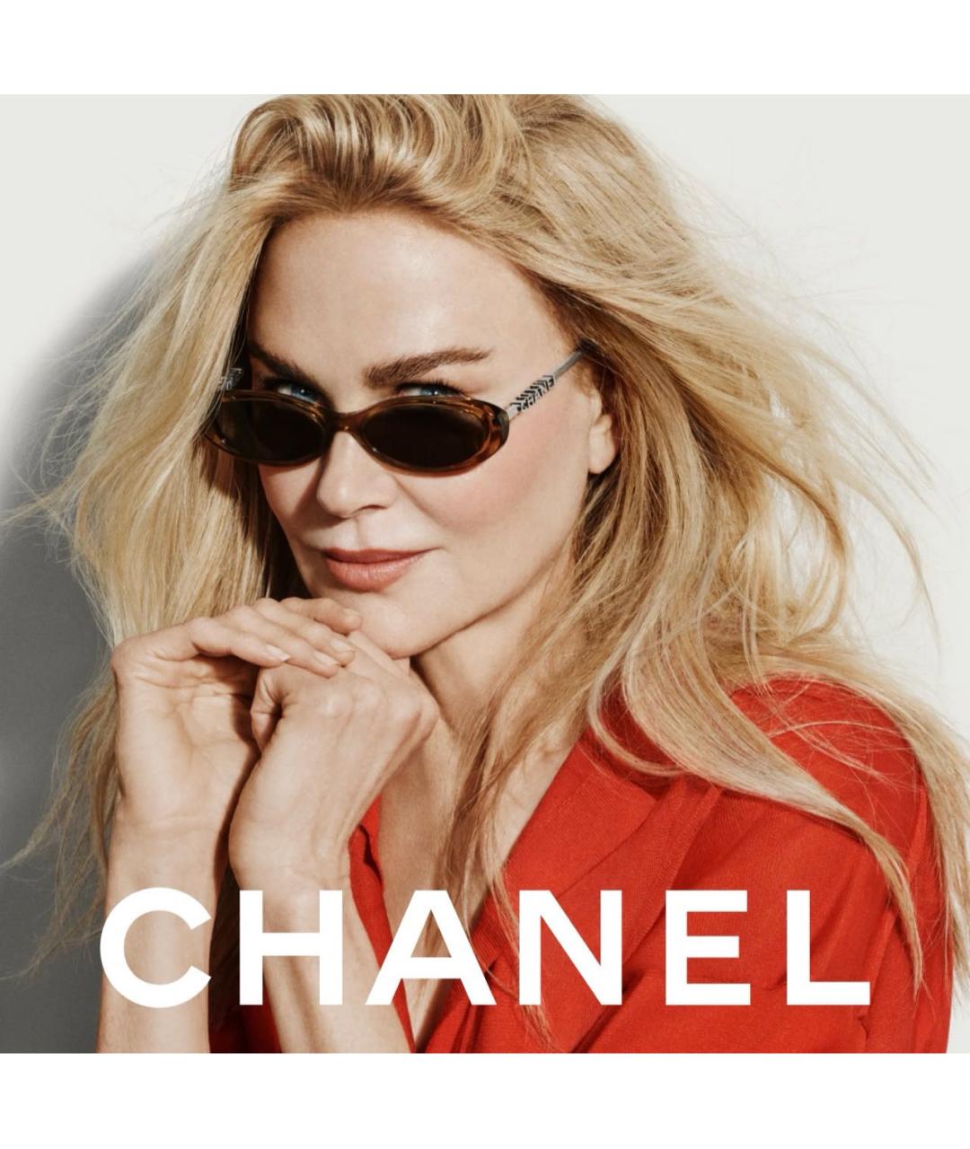 CHANEL Зеленые солнцезащитные очки, фото 4