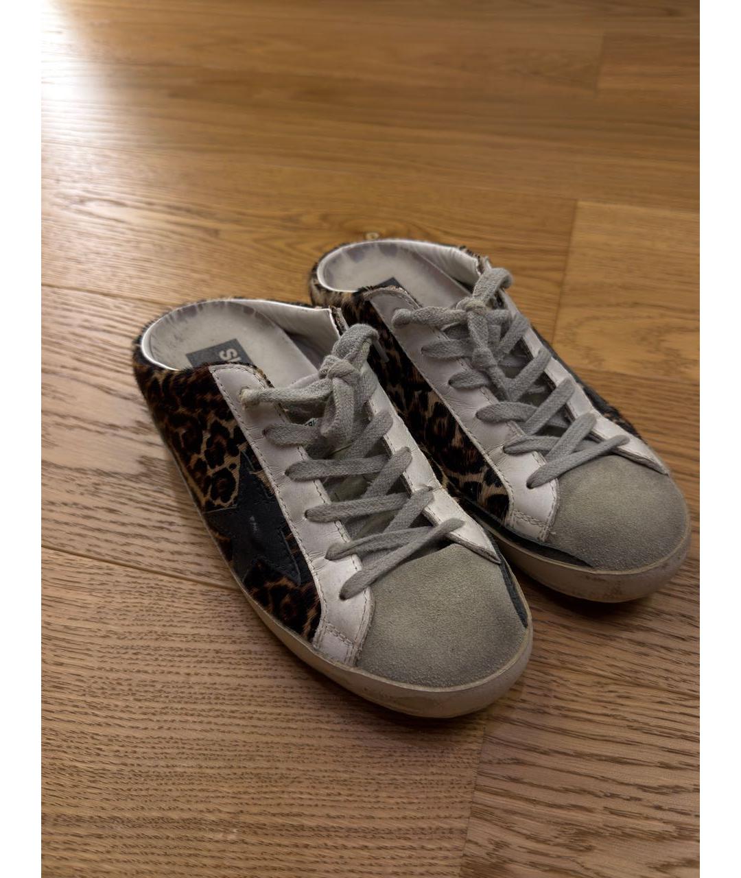 GOLDEN GOOSE Антрацитовые замшевые кеды, фото 2