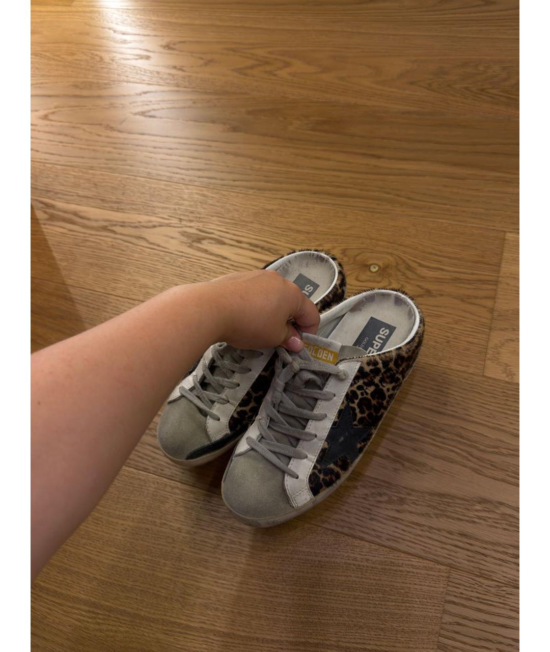 GOLDEN GOOSE Антрацитовые замшевые кеды, фото 4
