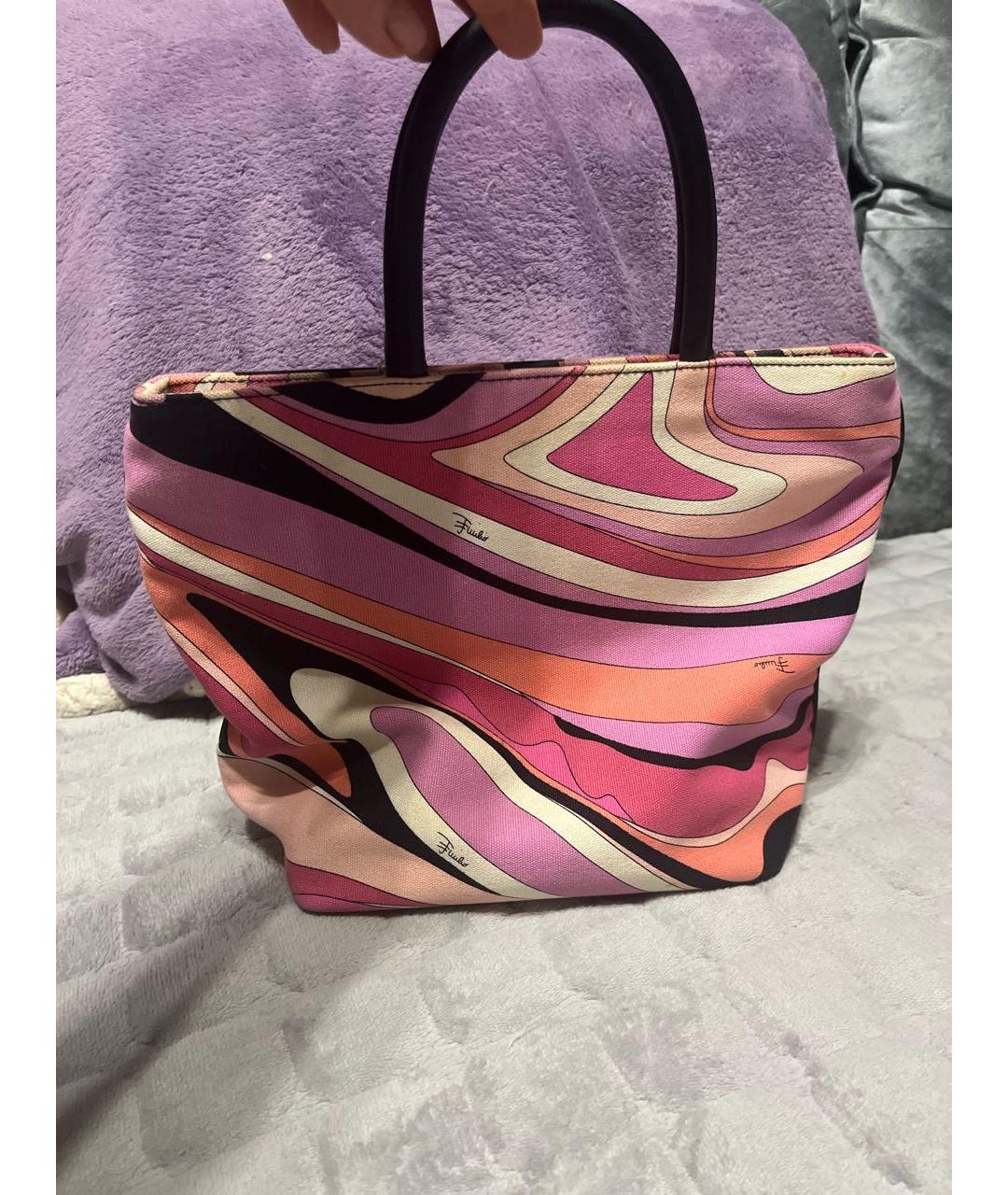 EMILIO PUCCI Мульти тканевая сумка тоут, фото 3