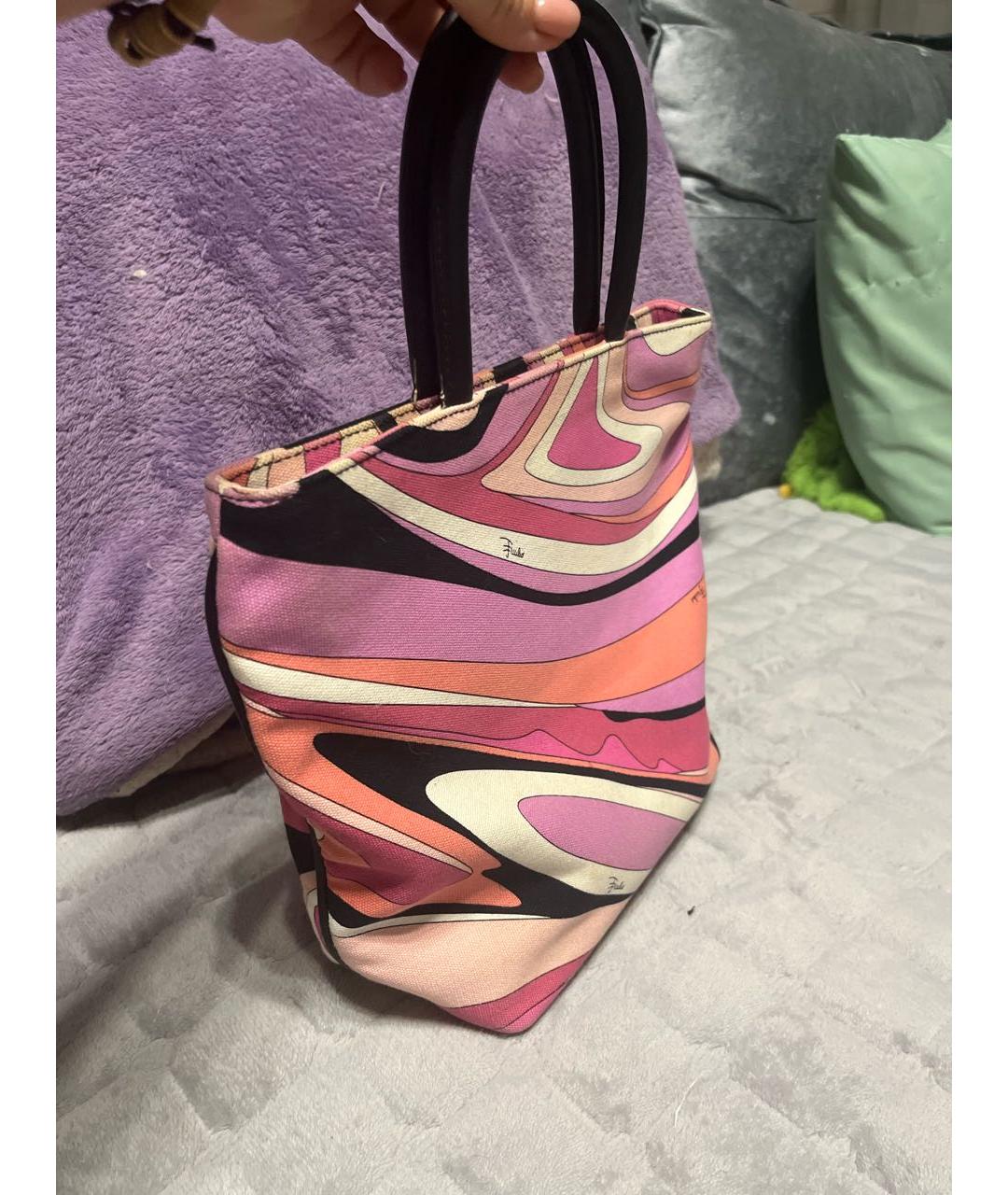 EMILIO PUCCI Мульти тканевая сумка тоут, фото 2