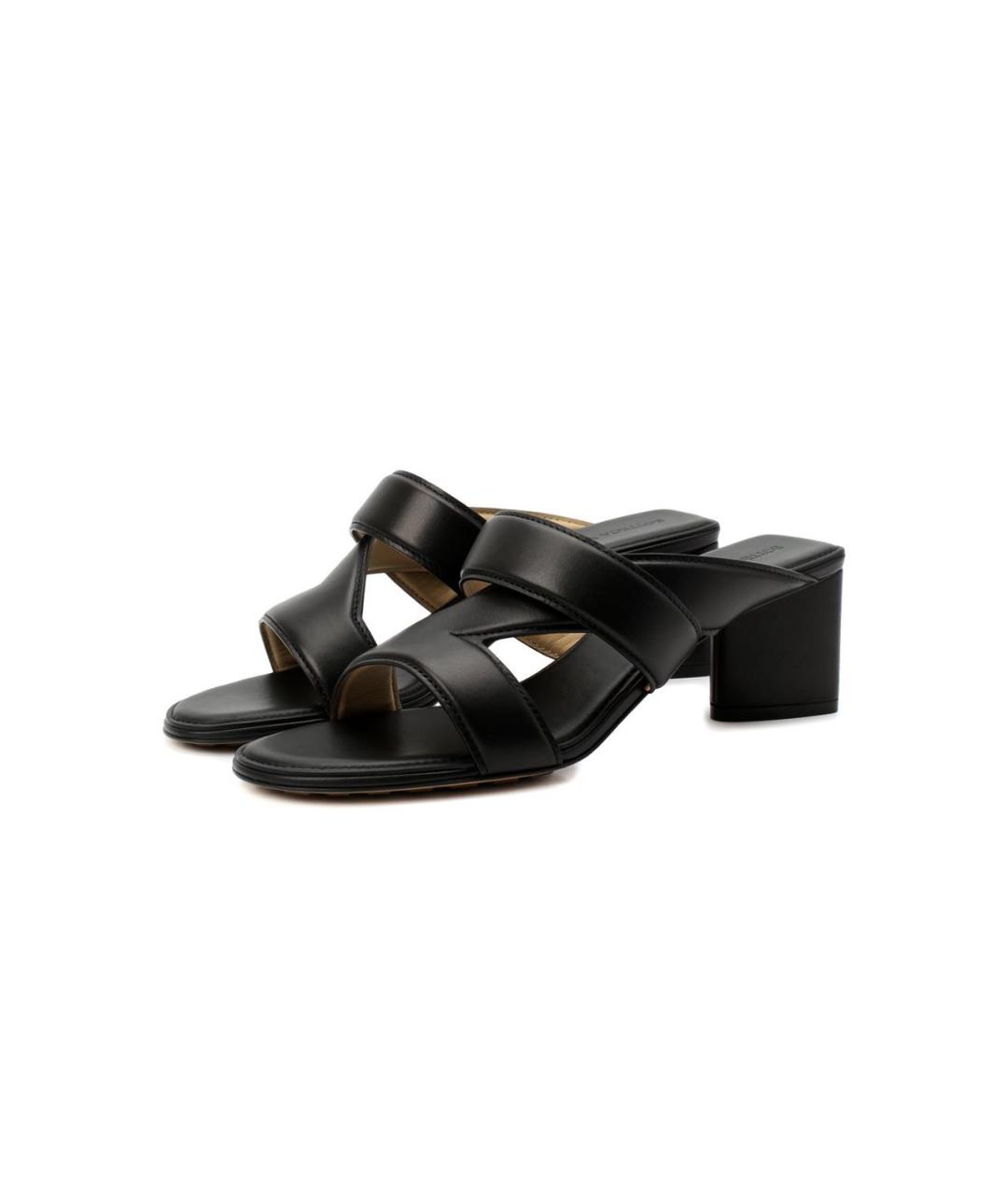 BOTTEGA VENETA Бежевые кожаные мюли, фото 6