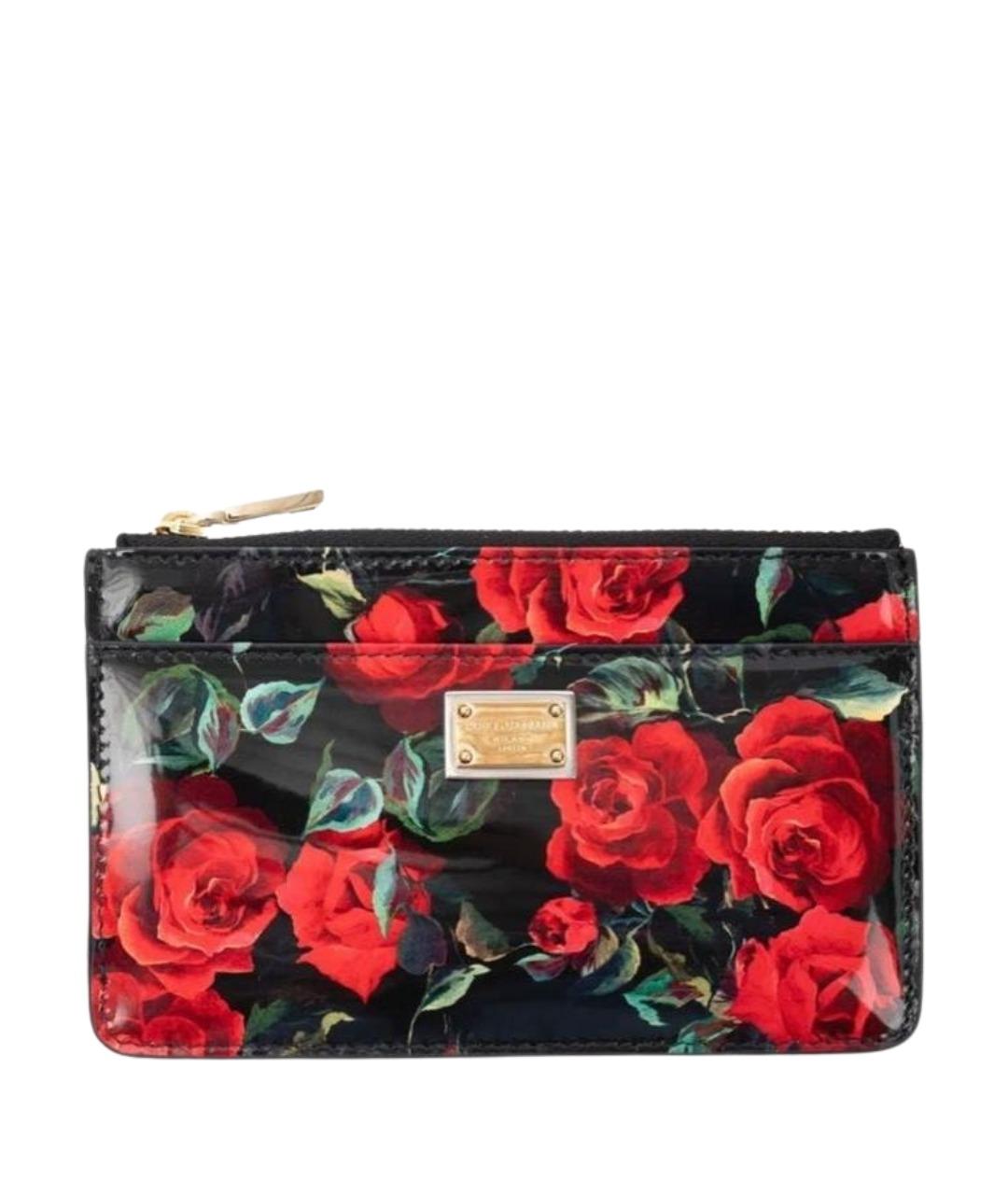 DOLCE&GABBANA Мульти кардхолдер из лакированной кожи, фото 1