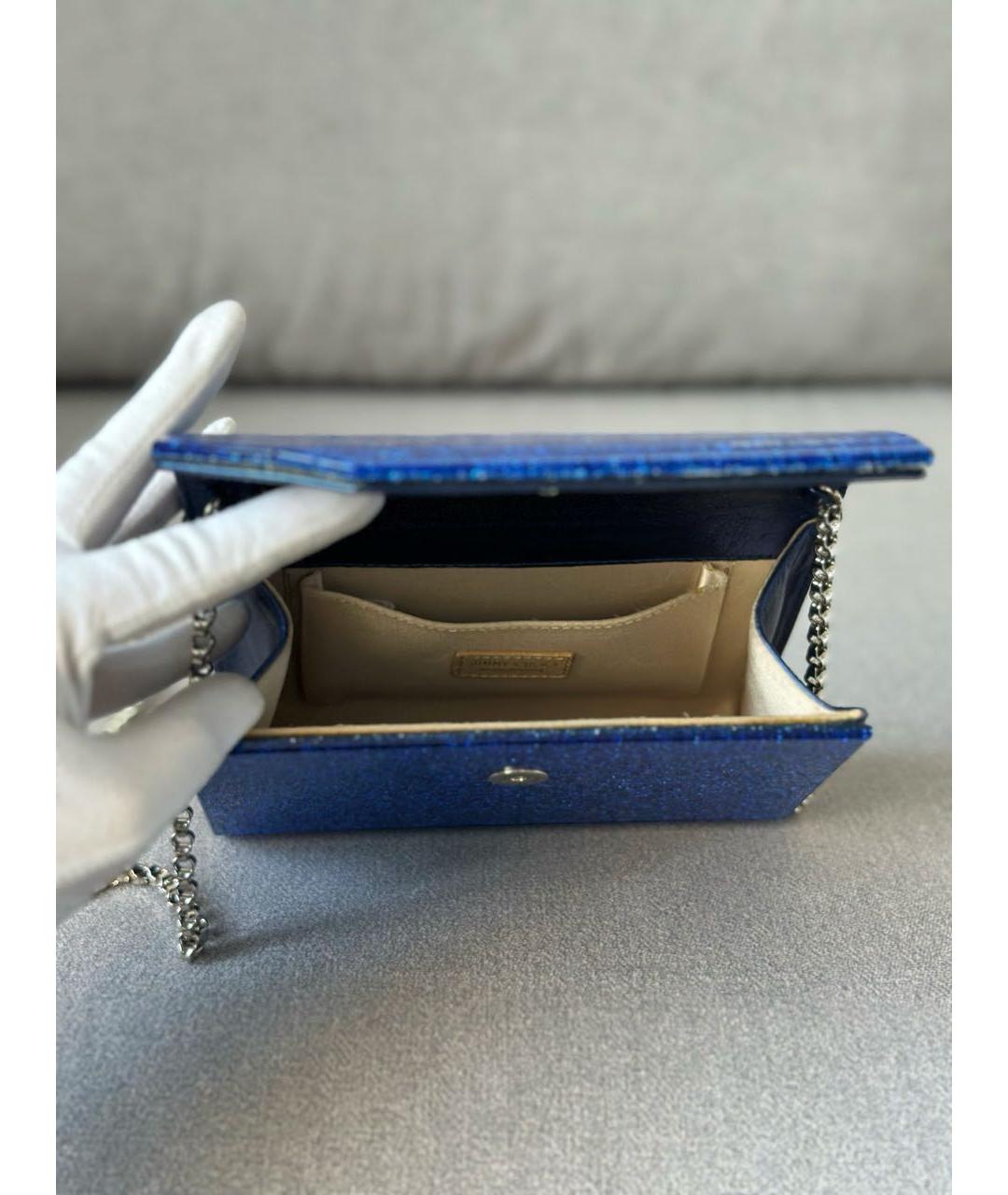 JIMMY CHOO Синяя сумка через плечо, фото 6
