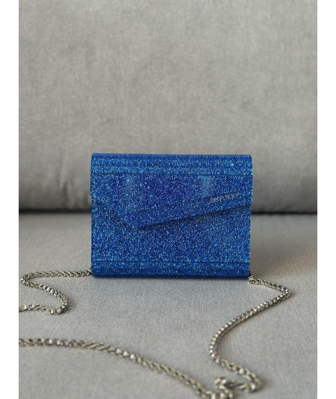 JIMMY CHOO Синяя сумка через плечо, фото 3