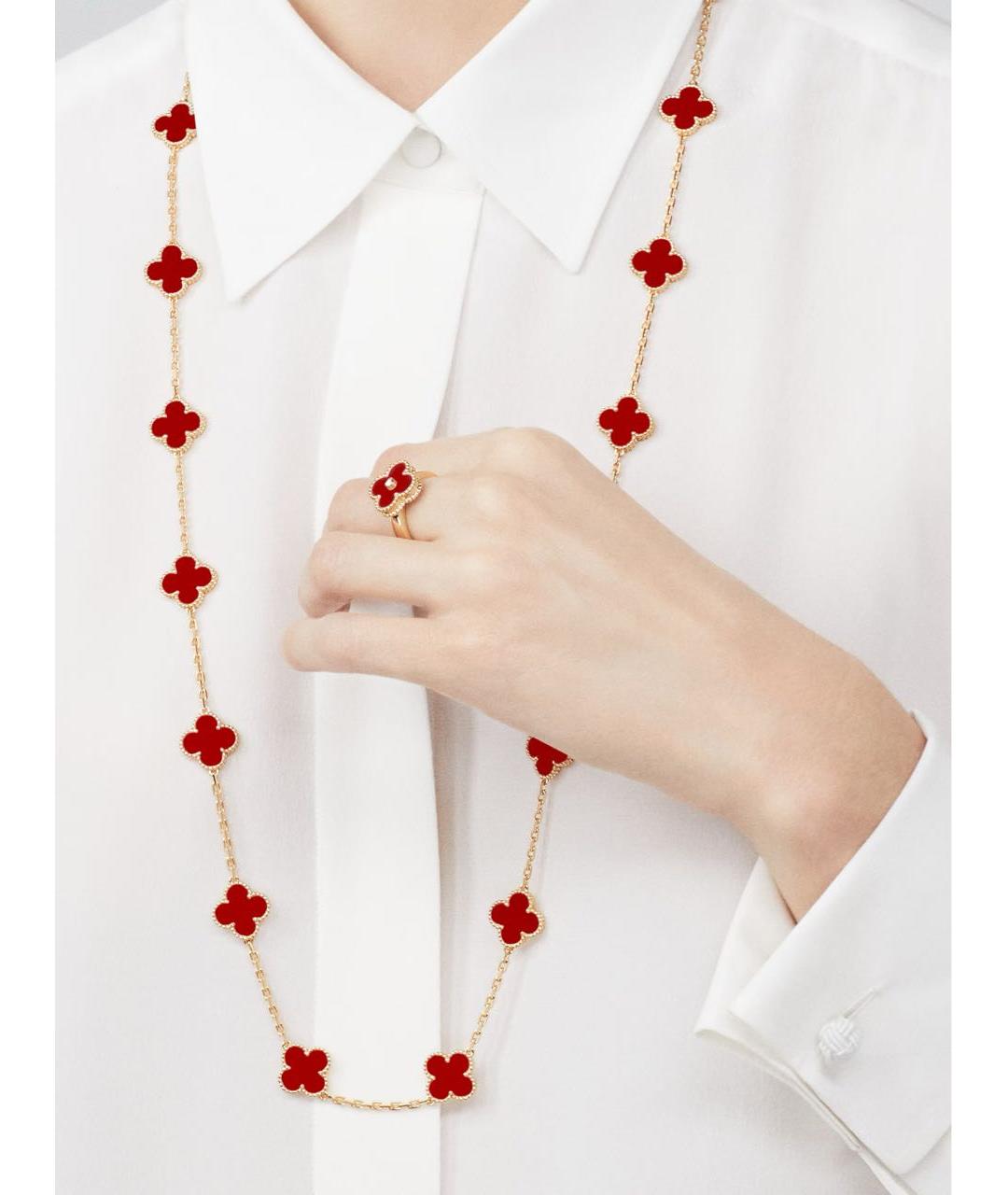 VAN CLEEF & ARPELS Золотое колье из желтого золота, фото 3