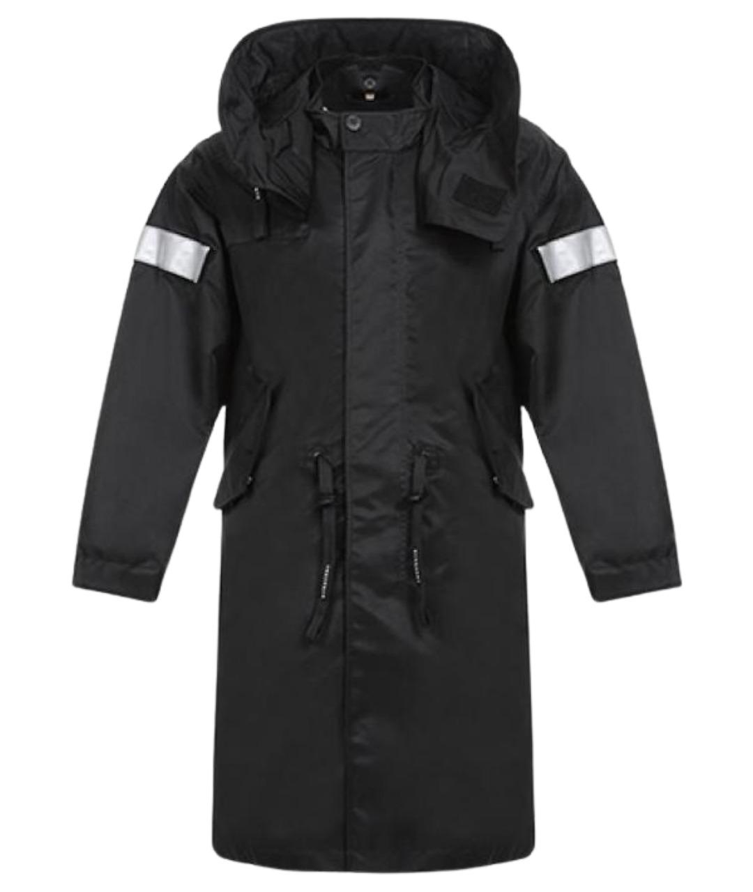 BURBERRY Черная нейлоновая парка, фото 1