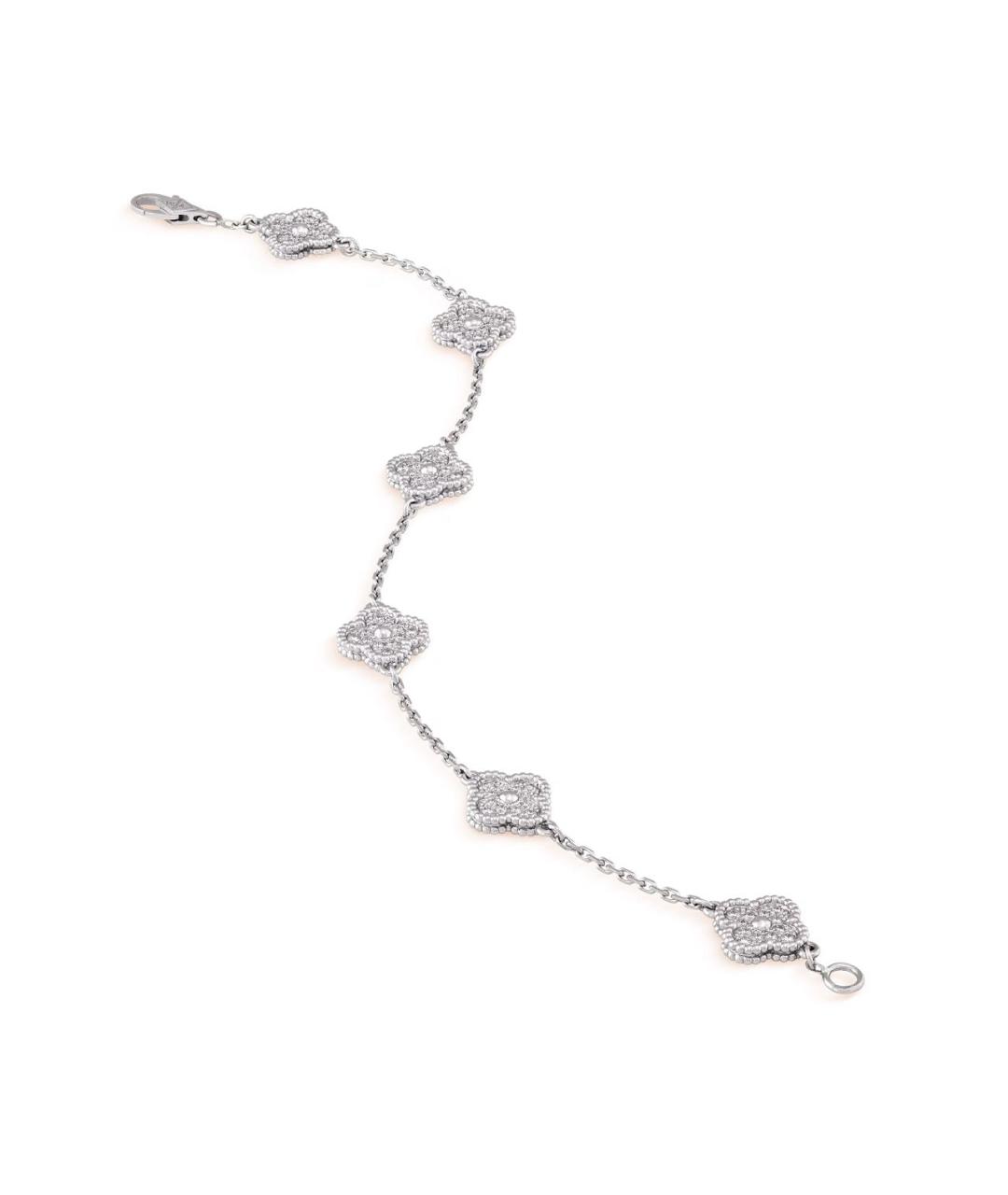 VAN CLEEF & ARPELS Серебряный браслет из белого золота, фото 4