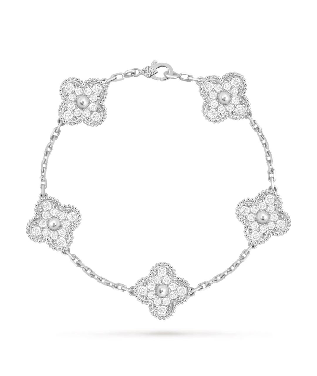 VAN CLEEF & ARPELS Серебряный браслет из белого золота, фото 1