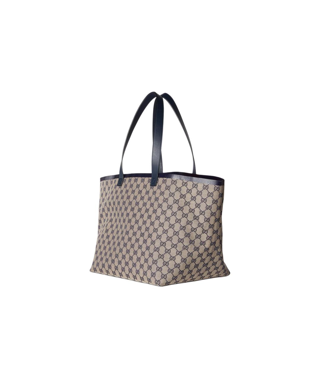 GUCCI Бежевая канва сумка через плечо, фото 3