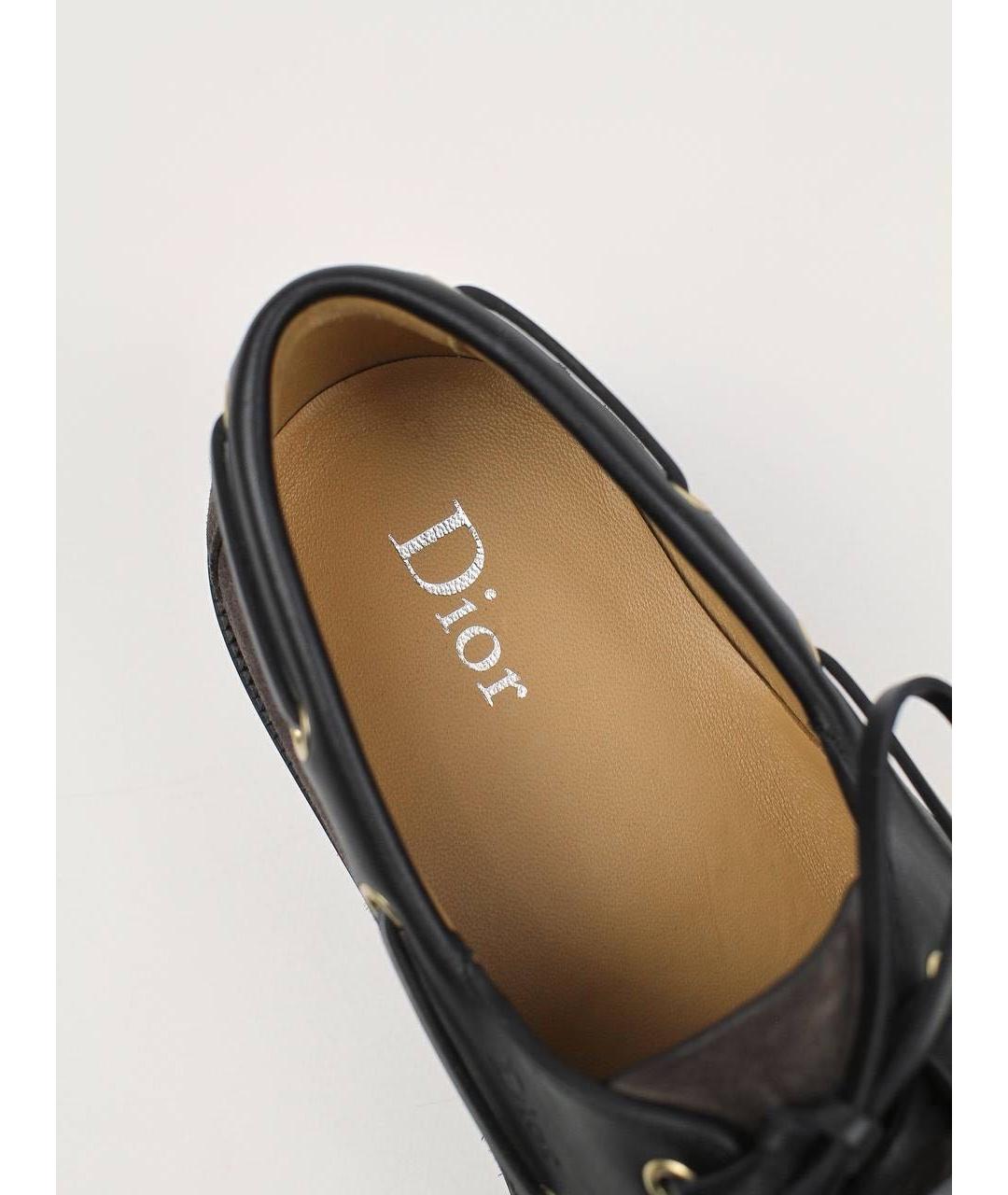 CHRISTIAN DIOR Коричневые замшевые туфли, фото 6