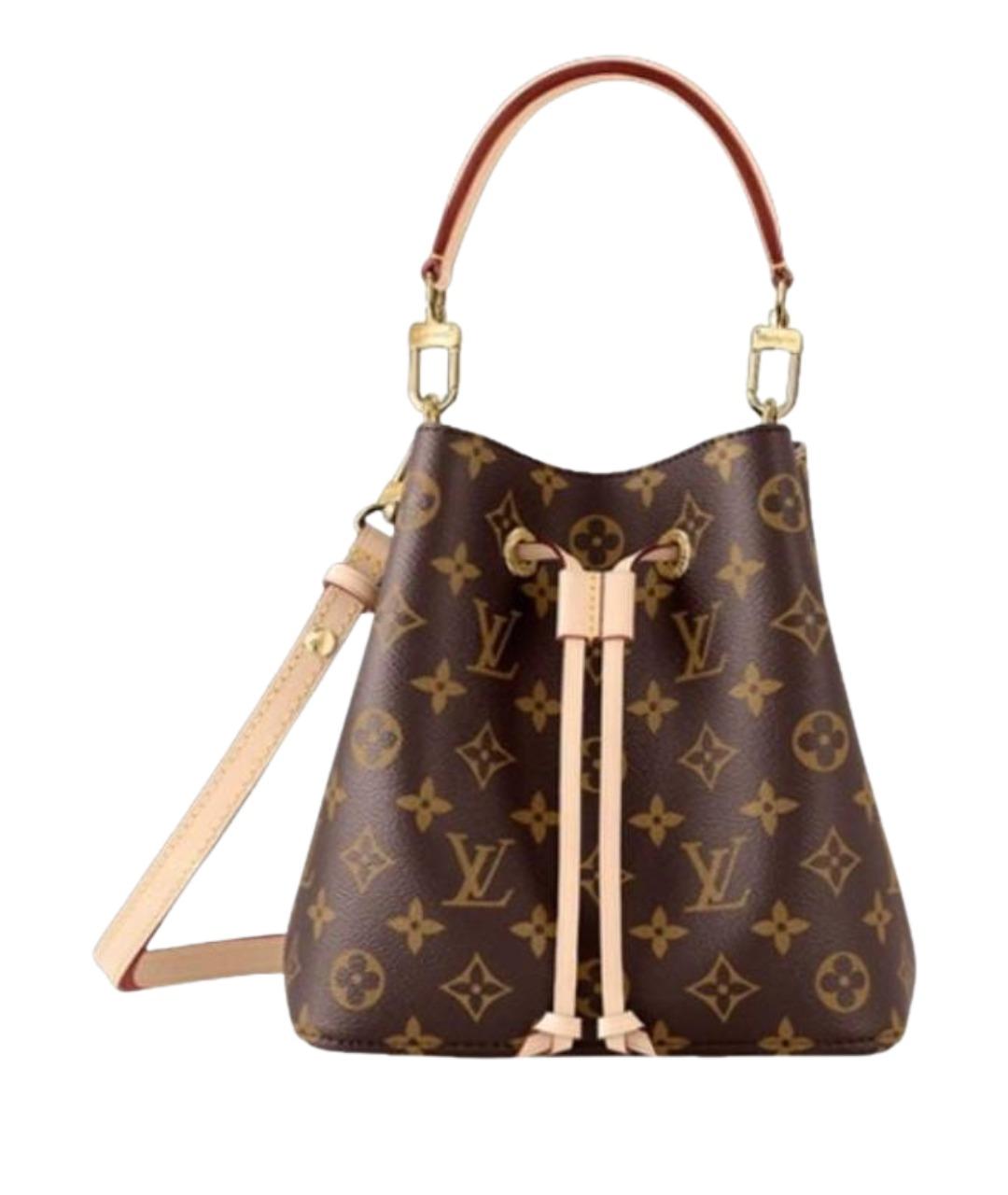 LOUIS VUITTON Коричневая канва сумка тоут, фото 1