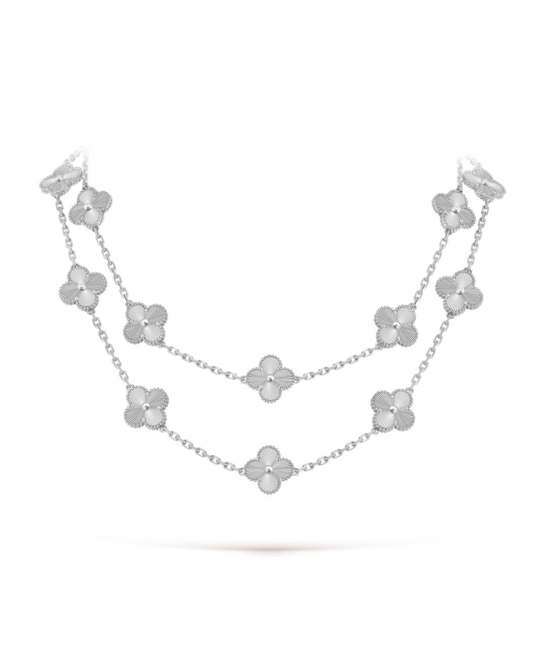 VAN CLEEF & ARPELS Серебряное колье из белого золота, фото 2