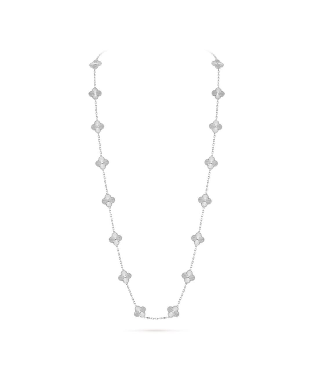 VAN CLEEF & ARPELS Серебряное колье из белого золота, фото 1
