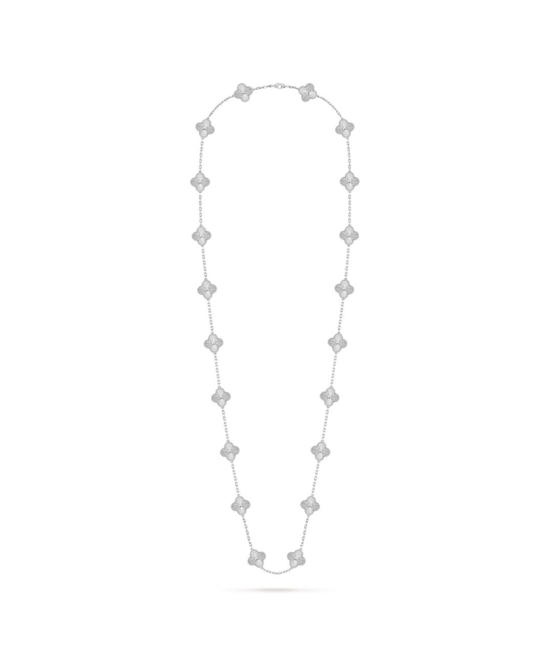 VAN CLEEF & ARPELS Серебряное колье из белого золота, фото 4