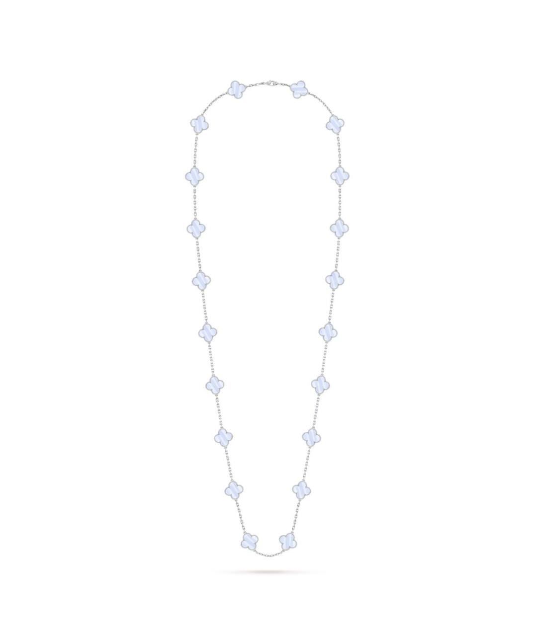 VAN CLEEF & ARPELS Серебряное колье из белого золота, фото 4