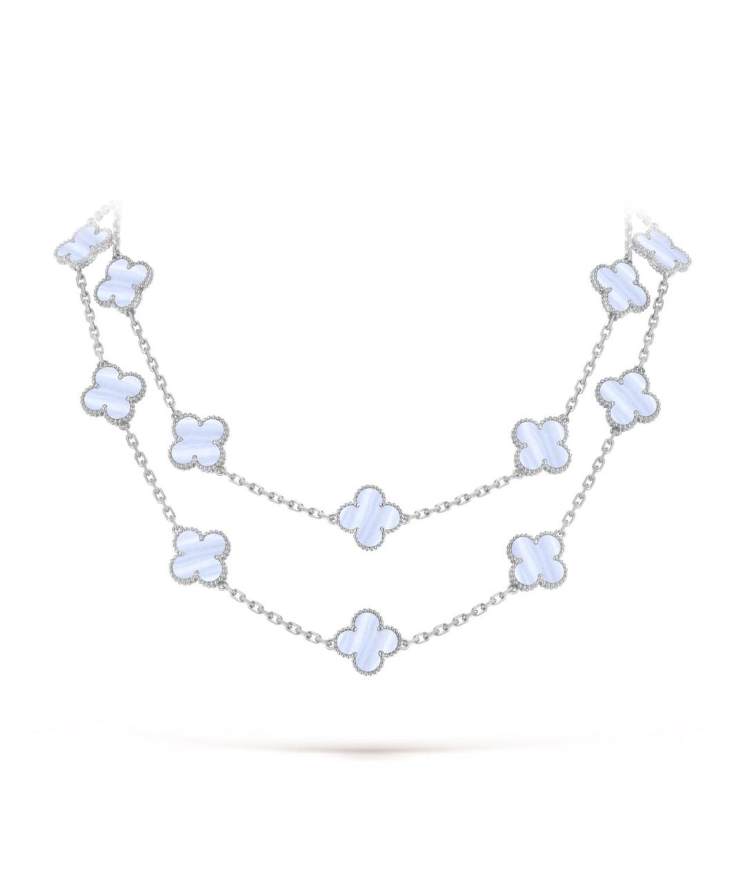 VAN CLEEF & ARPELS Серебряное колье из белого золота, фото 2