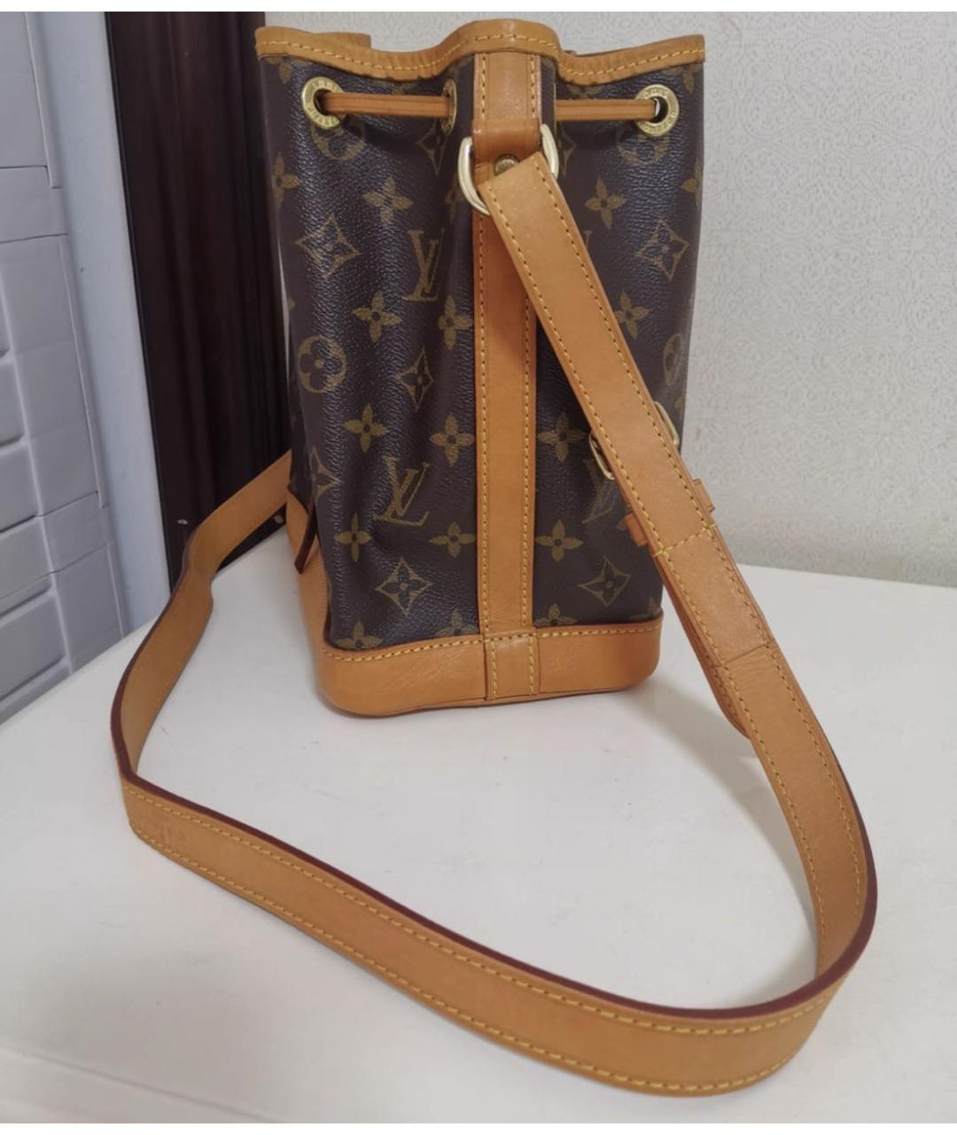 LOUIS VUITTON Коричневая канва сумка тоут, фото 4