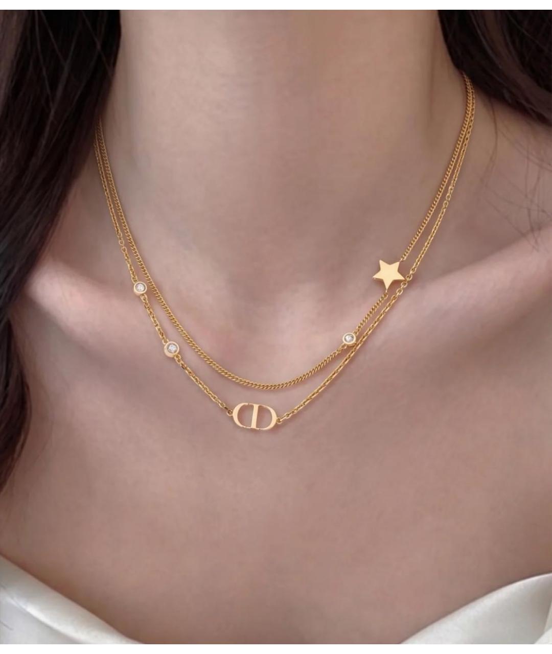 CHRISTIAN DIOR Золотое колье, фото 6